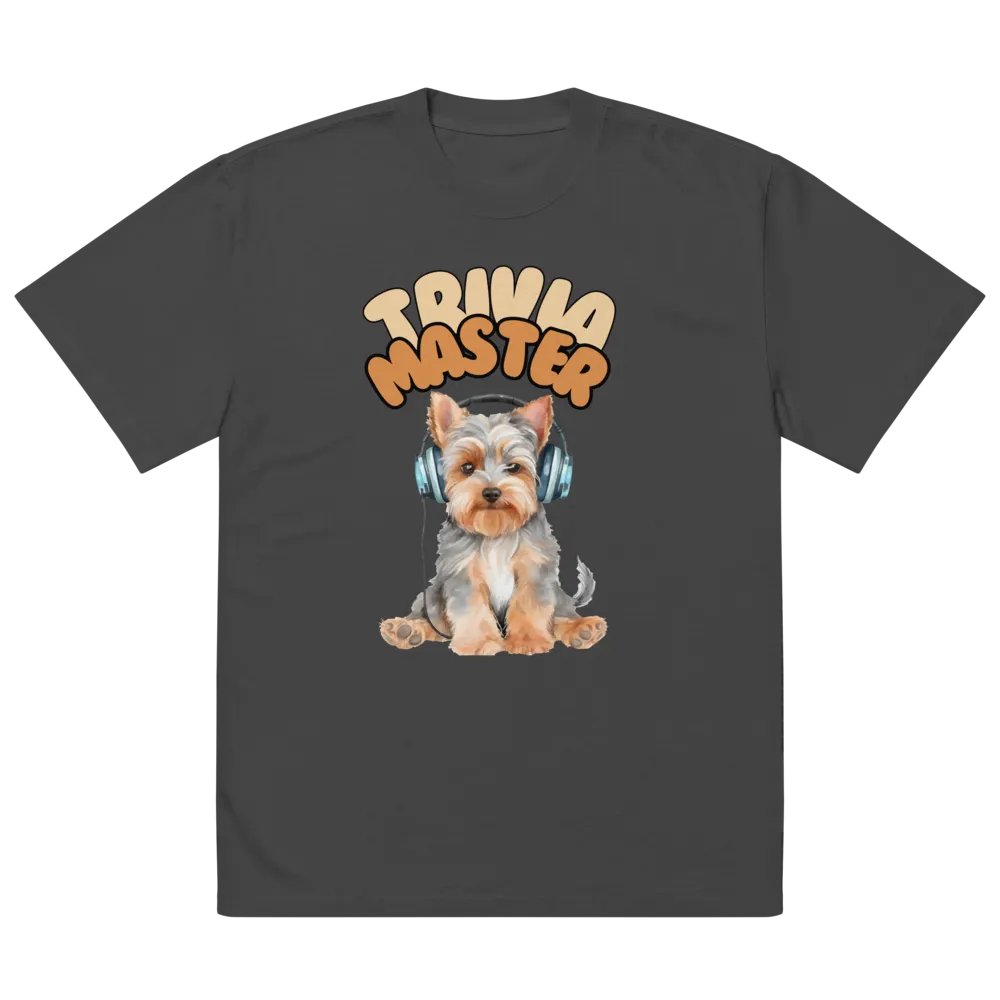 Yorkie Trivia Master Faded T-Shirt product image (2)