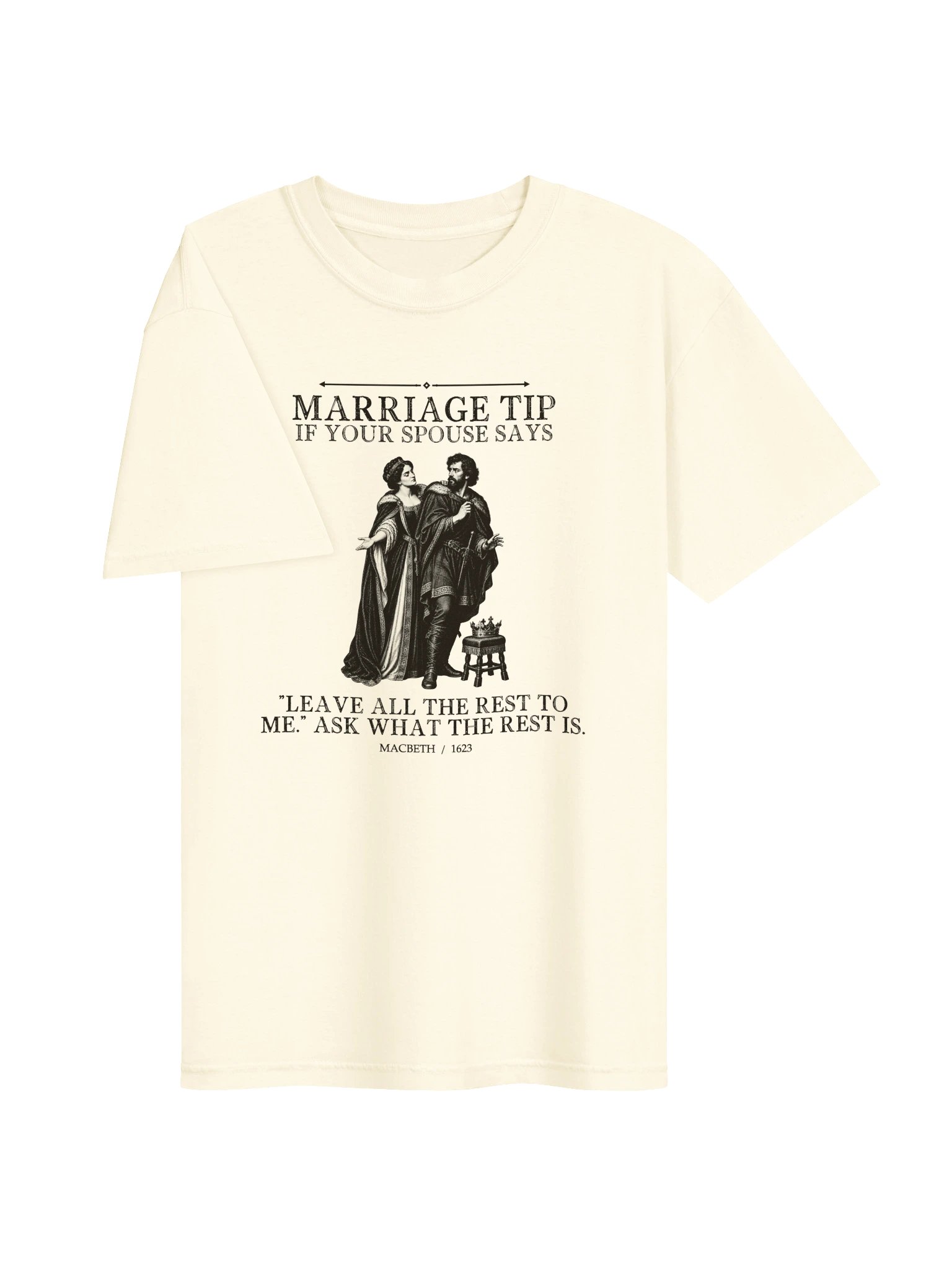 Marriage Tip -- Macbeth Tee (Light) product image (9)