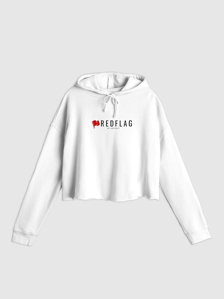 Red Flag Cropped Hoodie product image (2)