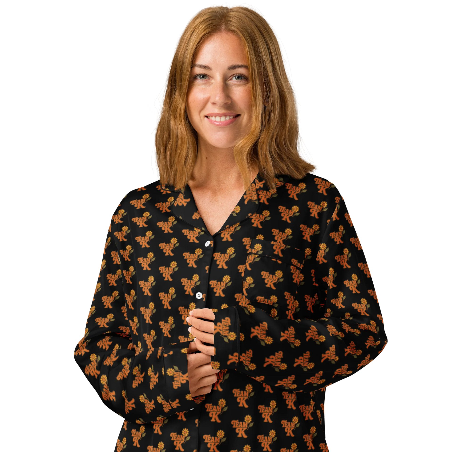 Team K 1970's Women's Long Sleeve Pajama Top product image (3)