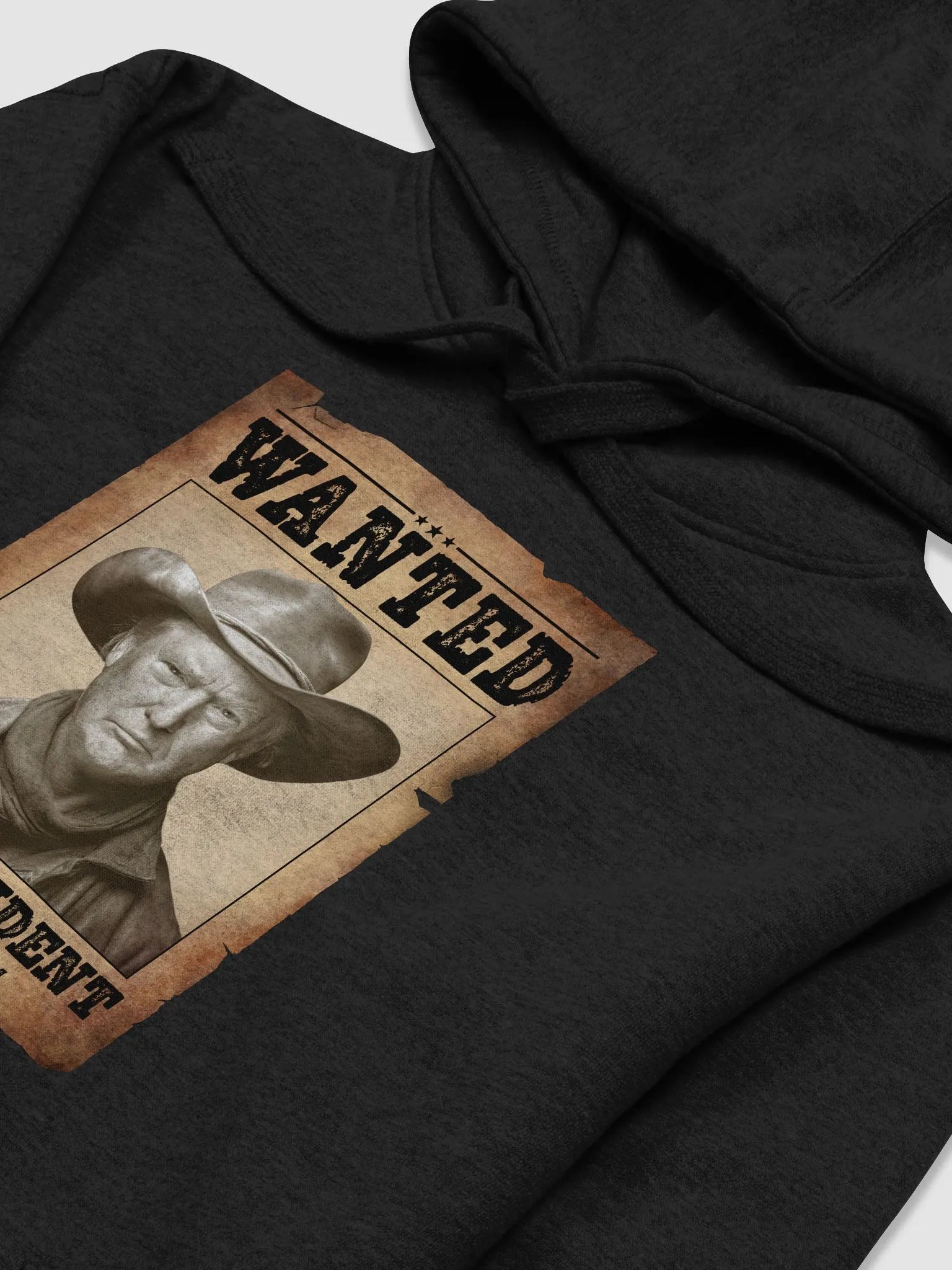 Wanted for President - Western Style - Premium Hoodie product image (2)