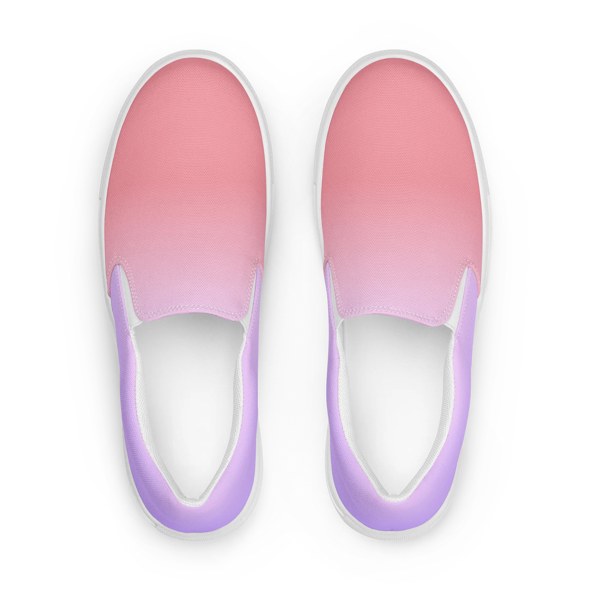 Coral Lavender Gradient Slip-On Shoes product image (1)