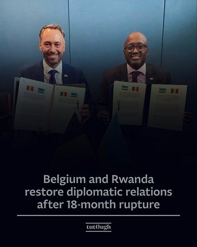 🇧🇪🇷🇼Belgium and Rwanda have resumed diplomatic relations 18 months after severing ties over disagreements linked to the confl...