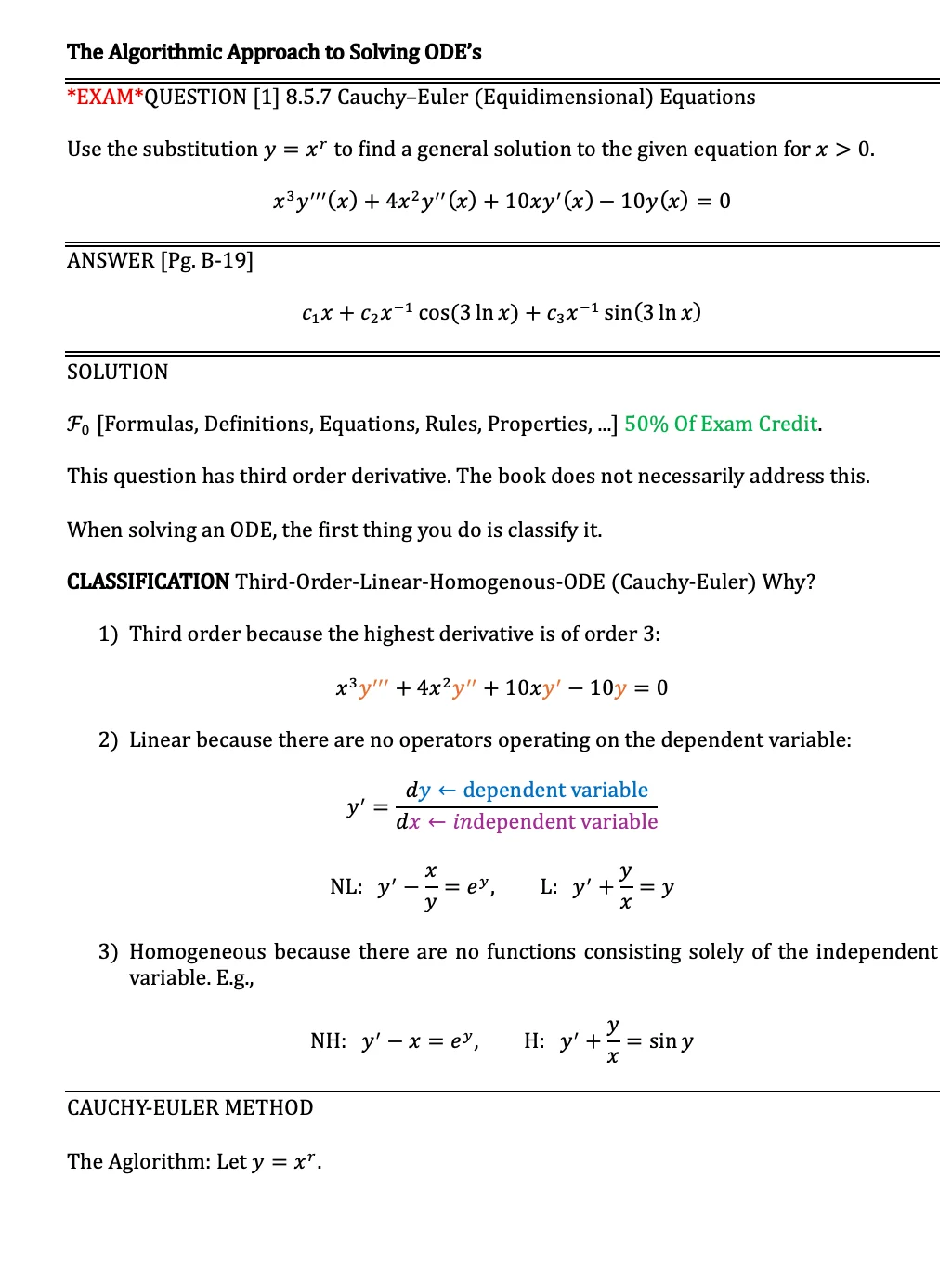 ODE(Ordinary Differential Equations) Volume 10 | [Unedited for Research Team] | The Ultimate Crash Course for PLEM Majors [MEMBERS] product image (2)
