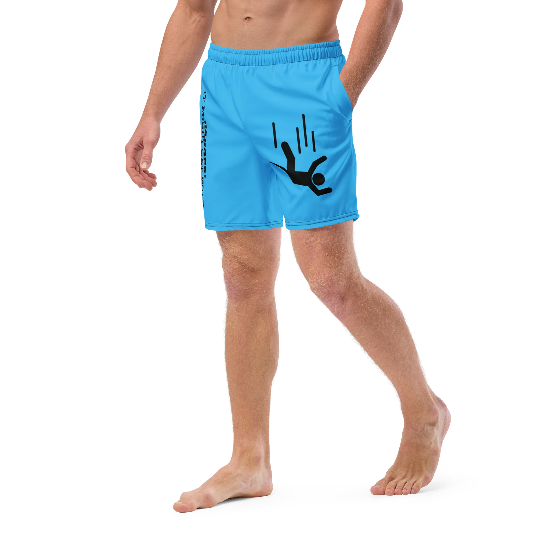 DANGER! - Blue/Black Swim Trunks product image (5)