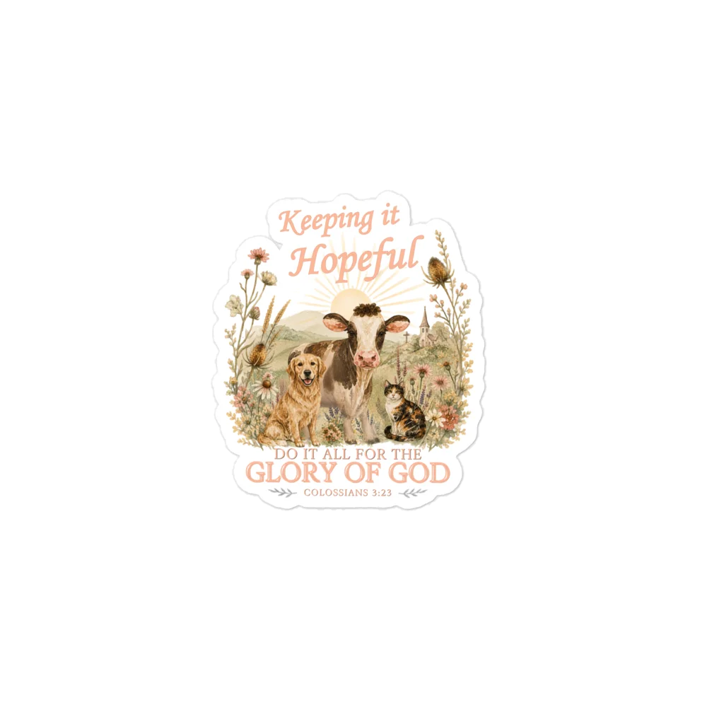 Colossians 3:23 Collection Kiss-Cut Sticker product image (1)