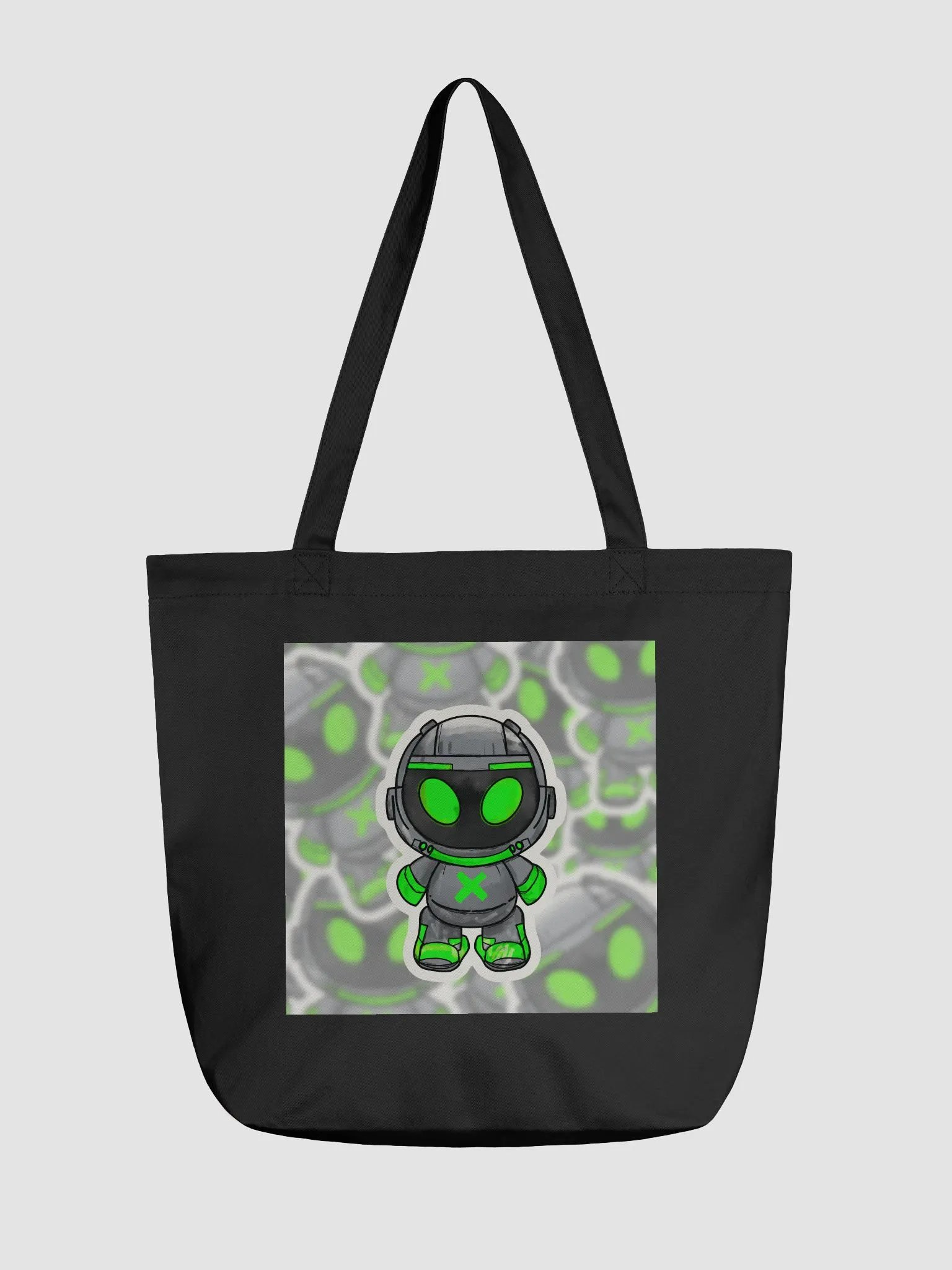 Robotic Alien Eco Tote product image (1)