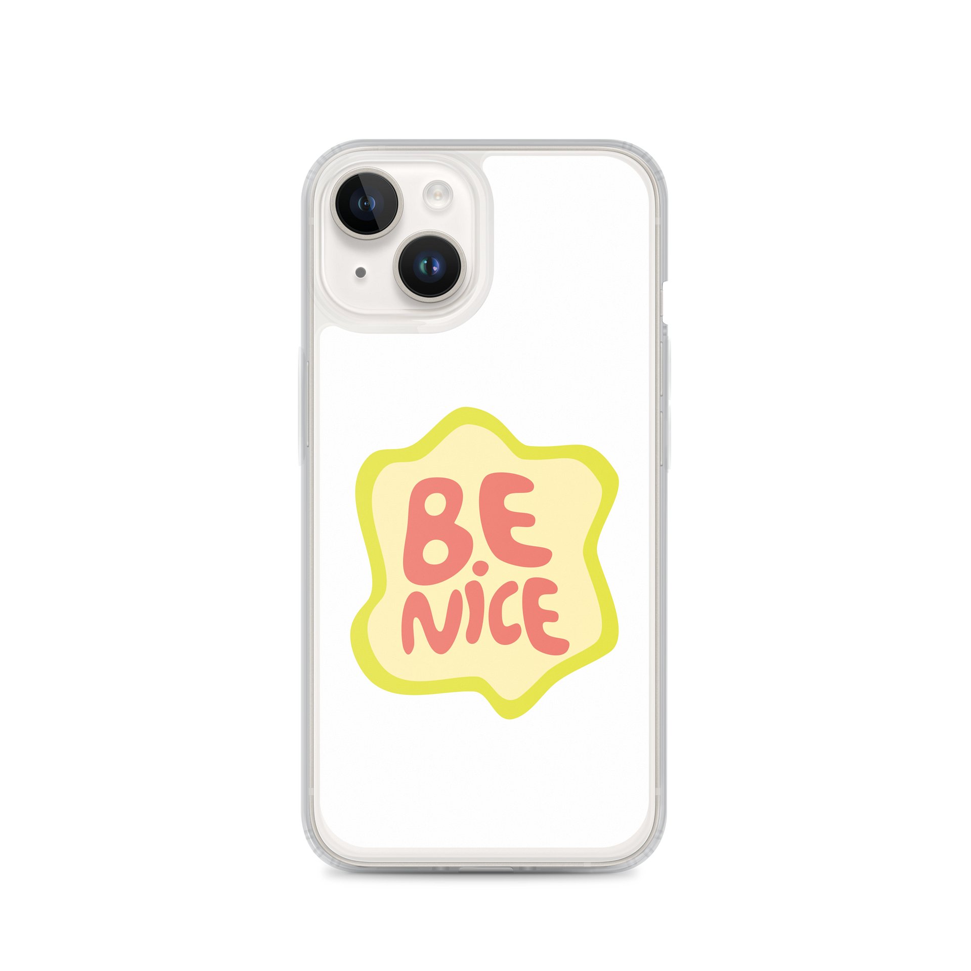 Be Nice Yellow Badge MagSafe iPhone Case product image (4)