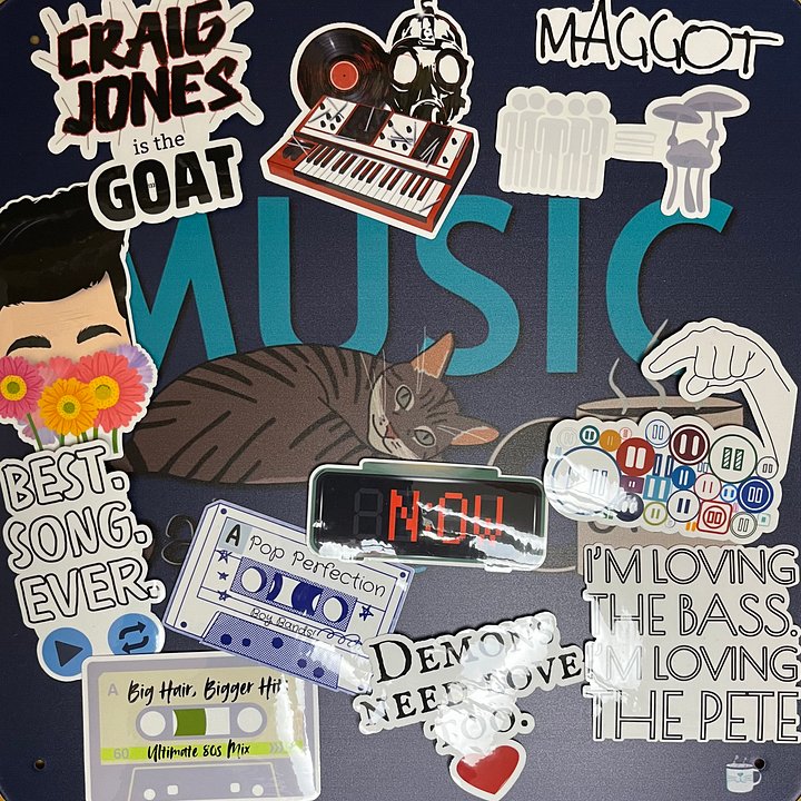 Music, Cats, and Coffee Stickers product image (2)