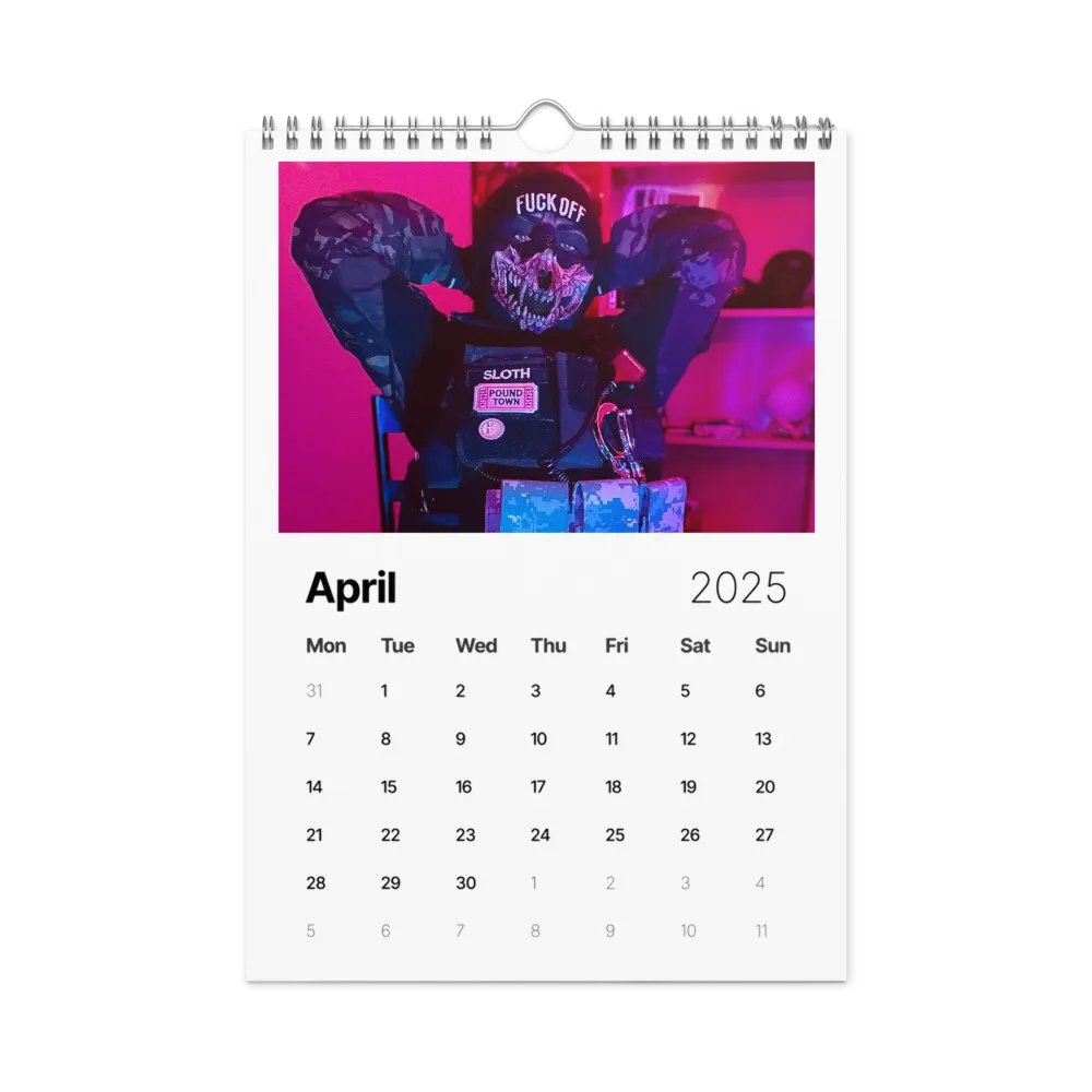 2025 Sloth Calendar product image (1)