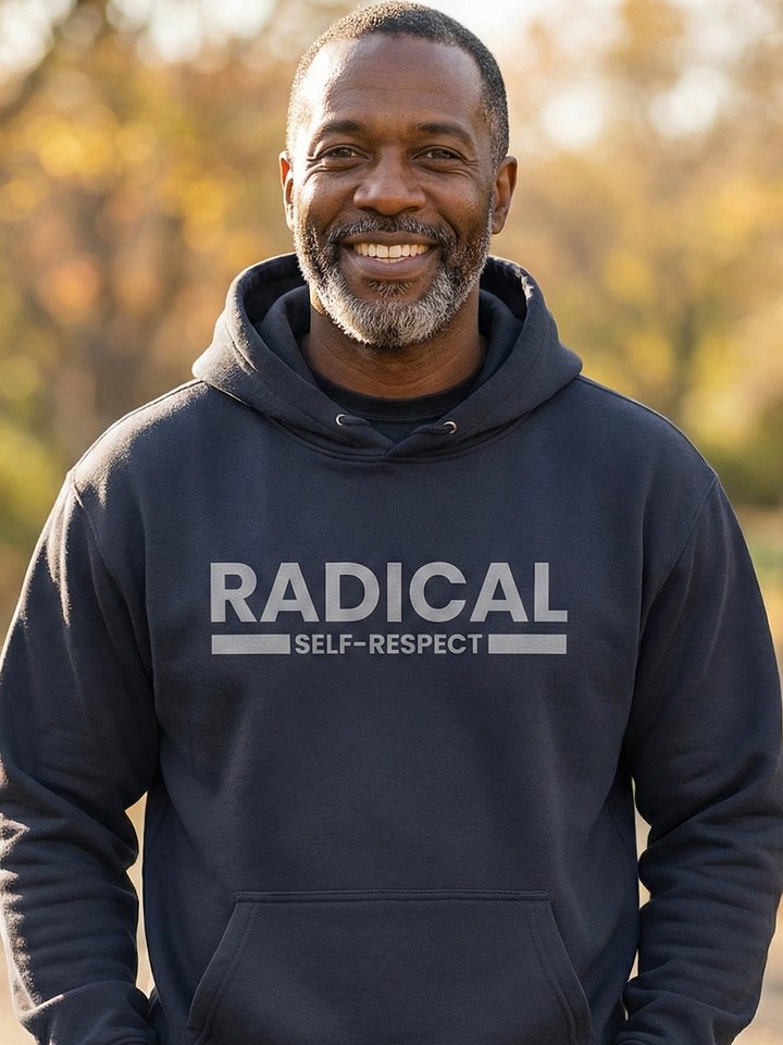 Radical Self-Respect Heavy Hoodie (Steel Gray) product image (1)