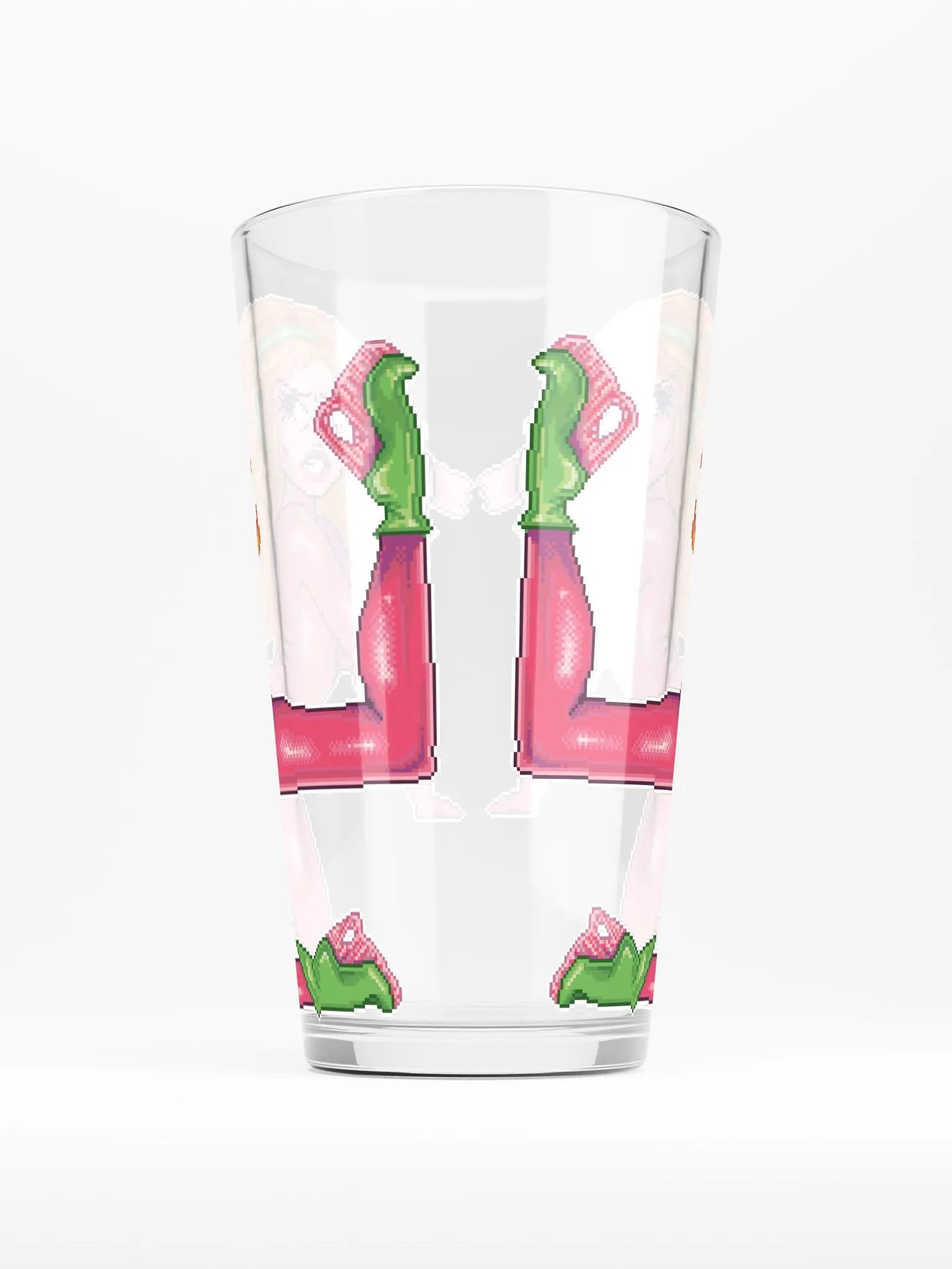Outta Space Pixels pint glass product image (1)