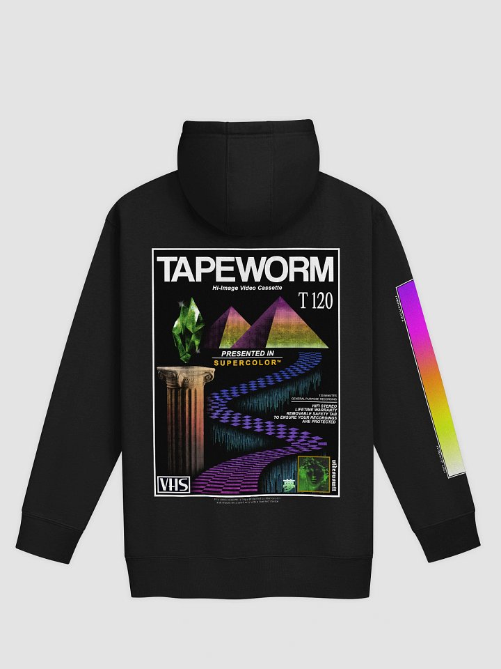 TAPEWORM VHS 1992 backprint pullover hoodie product image (1)
