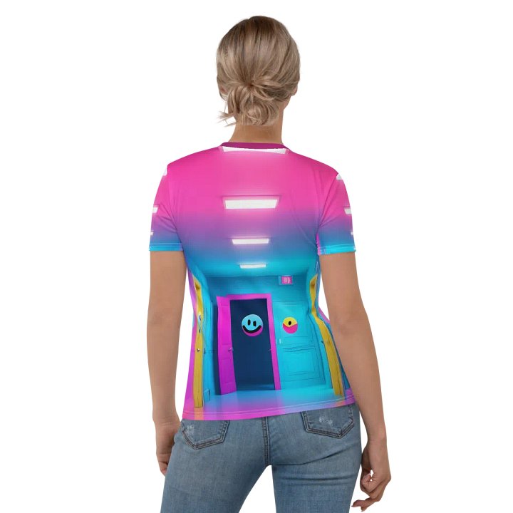 Happy Hallway Smiley Tee - Retro Pop Art Print product image (2)