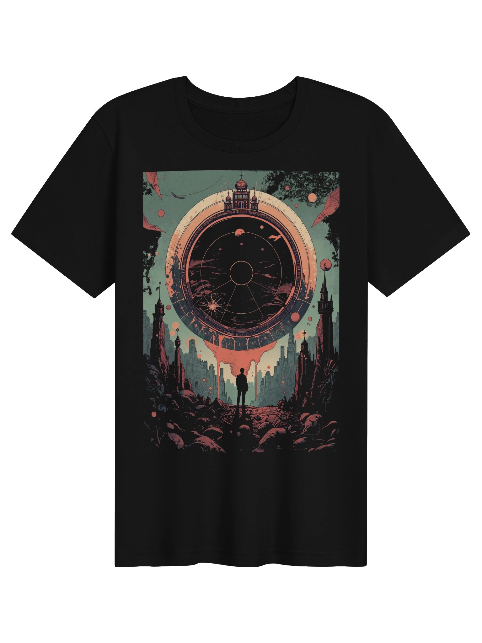 Portal City Graphic Lightweight T-Shirt product image (1)