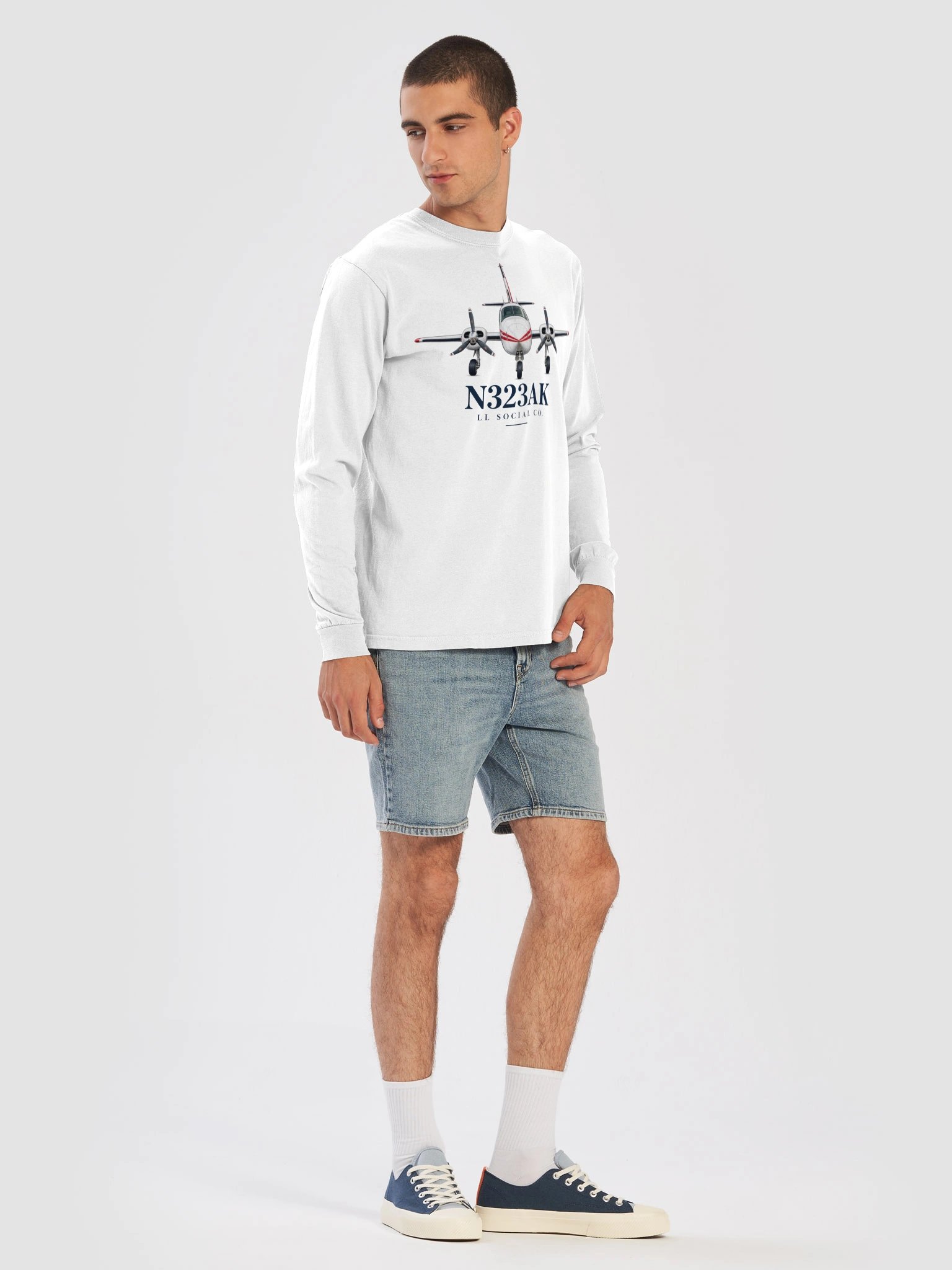 LL Social Co. N323AK Aerostar Long Sleeve product image (28)