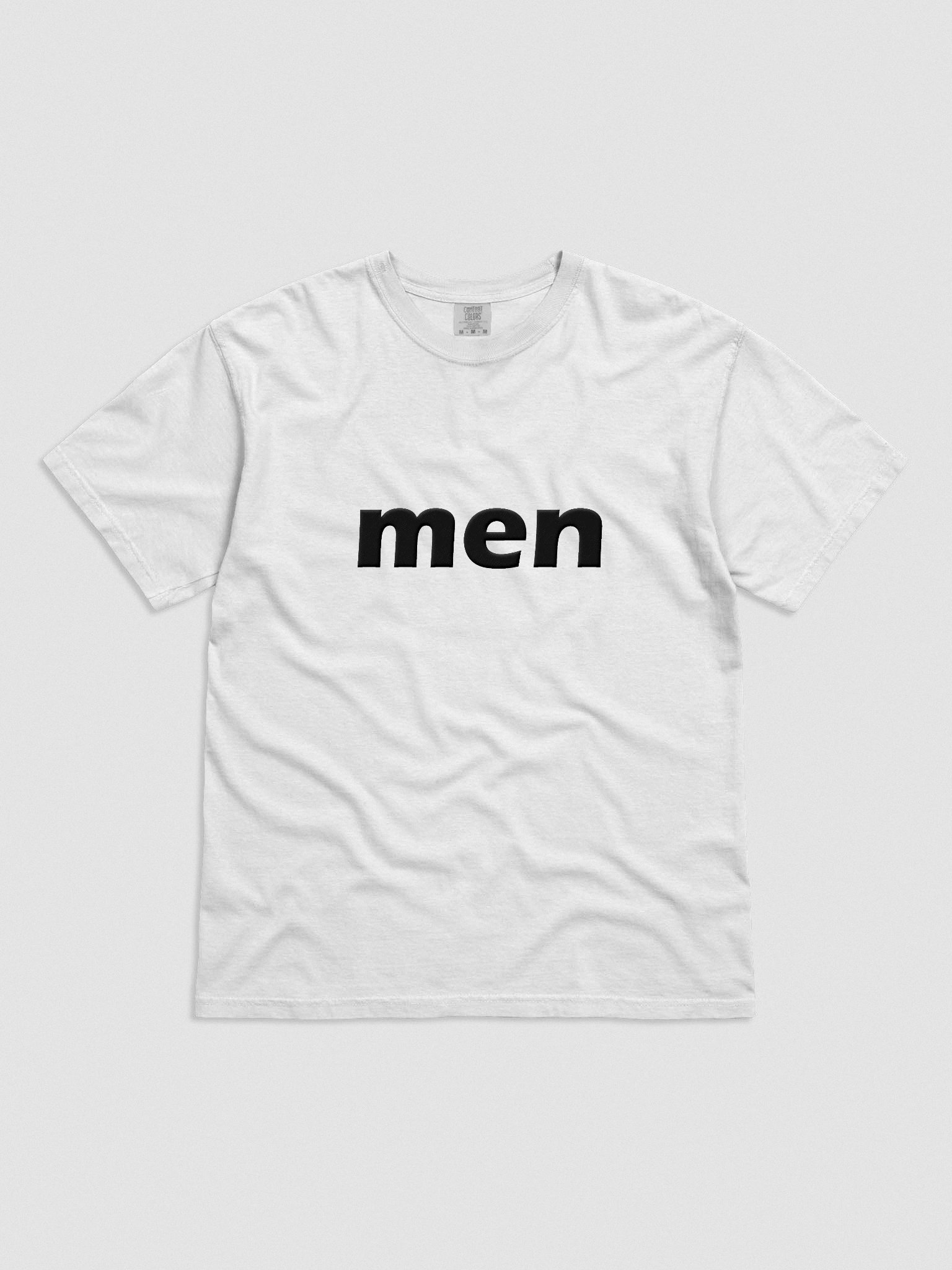 embroidered men t-shirt ("men" as in it literally says men) product image (17)