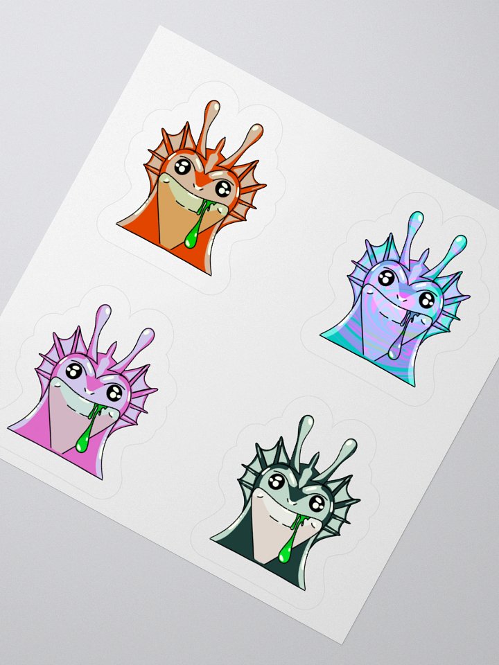 Custom Colored Ogapuu Sticker Sheet (Cool Puu Sheet) product image (6)