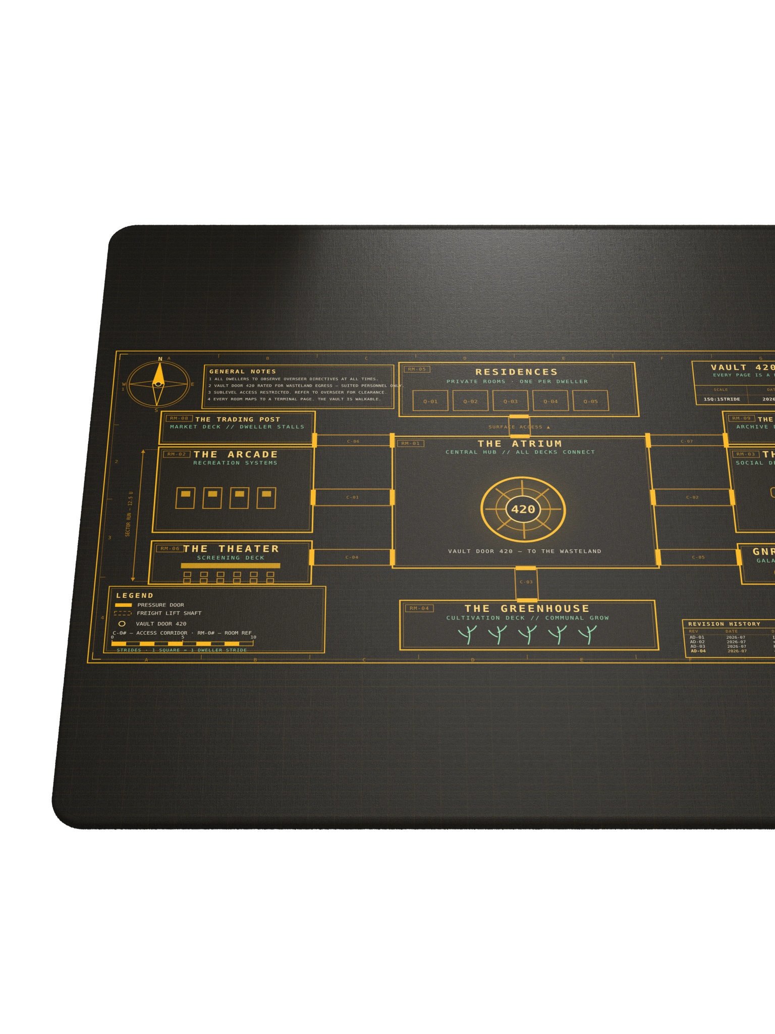 Atrium Deck Mouse Pad product image (1)