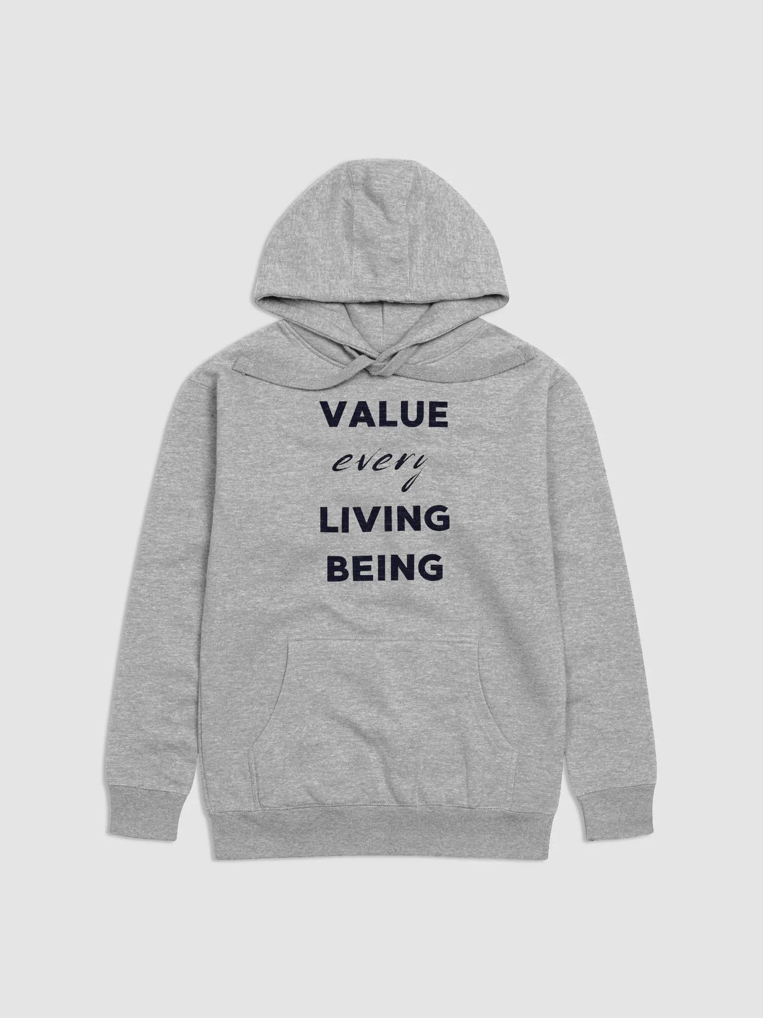 "VALUE every LIVING BEING" Premium Unisex Hoodie product image (1)