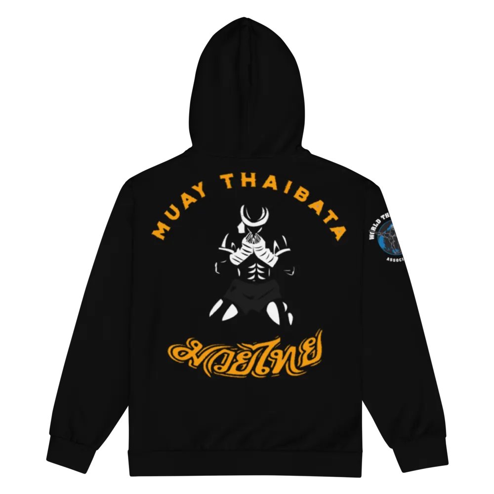 Muay Thaibata Black Hoodie product image (2)