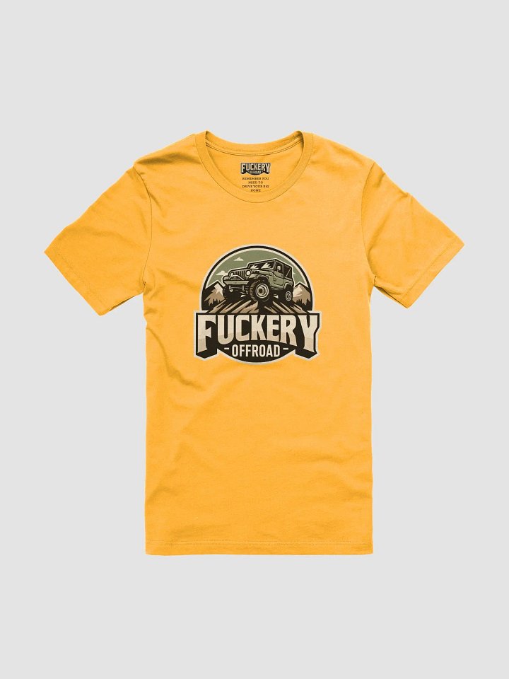 Unisex t-shirt with Fuckery Jeep Logo and Finesse Slogan (light colours) product image (17)