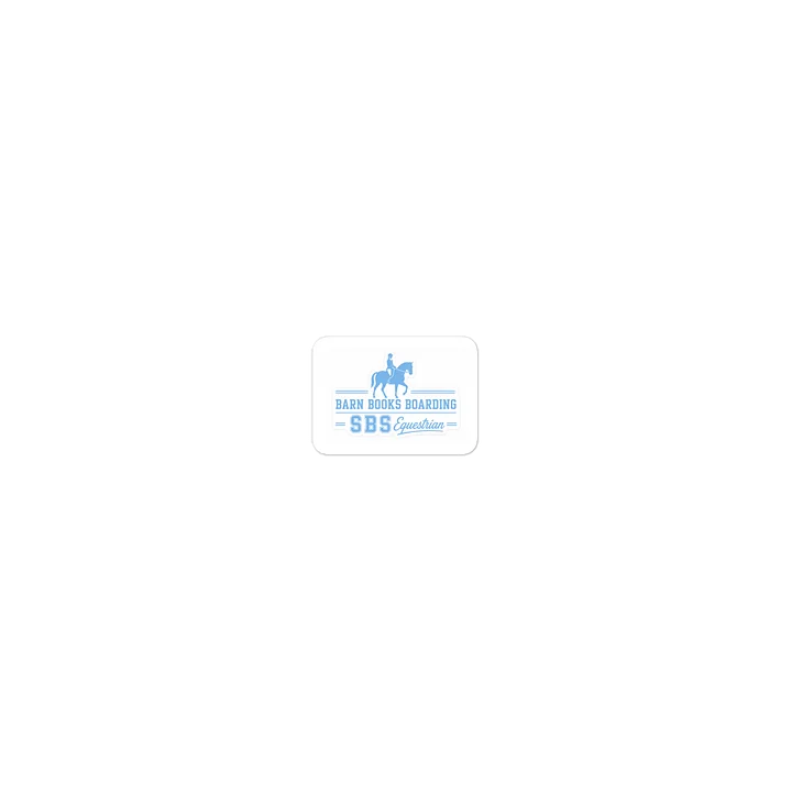 SBS Equestrian Barn Books Die-Cut Sticker product image (1)