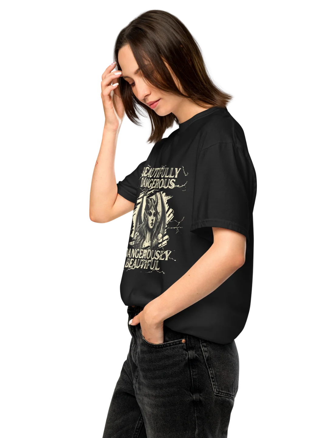 Beautifully Dangerous Gothic Tee product image (7)
