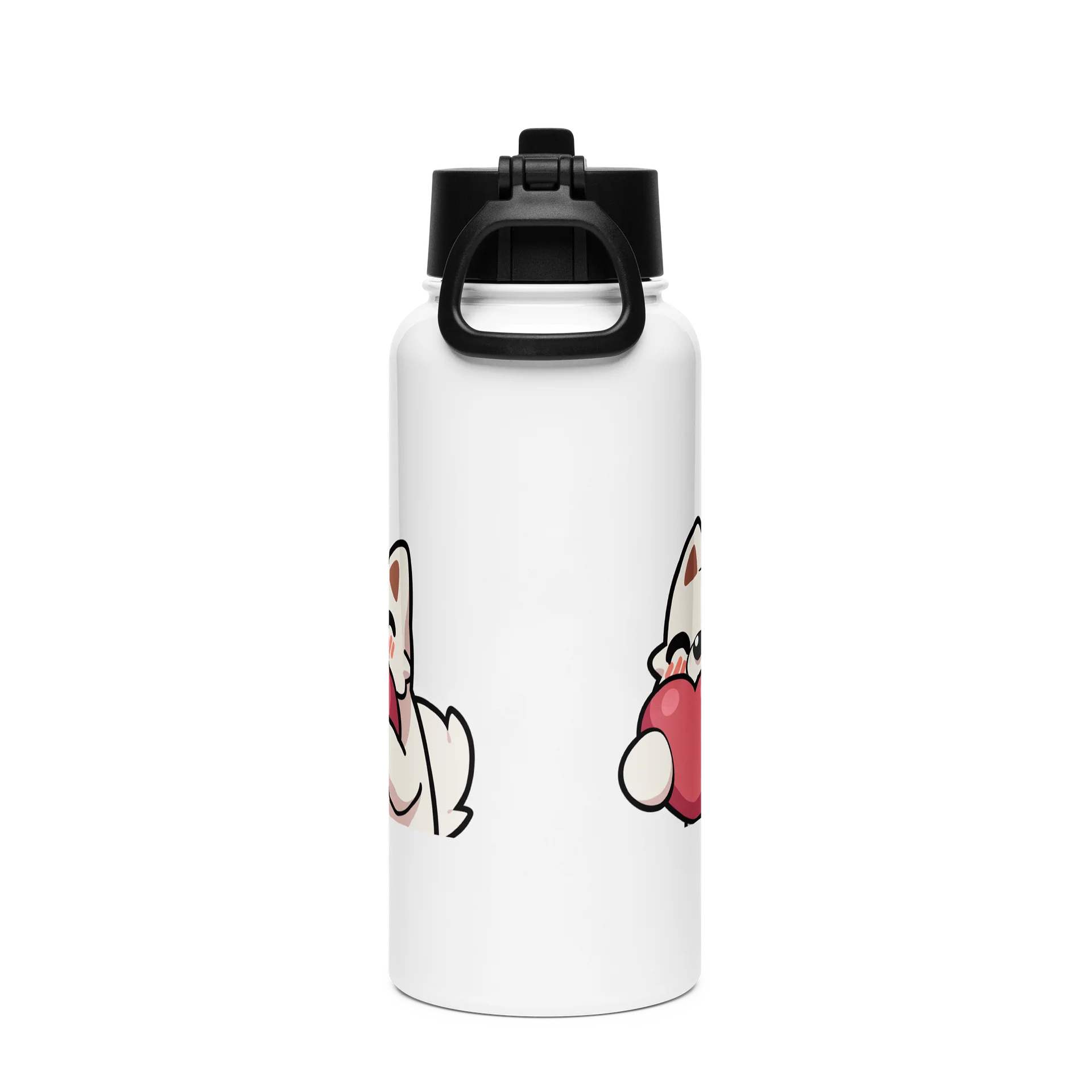 Love Stainless Steel Water Bottle with a Straw product image (3)