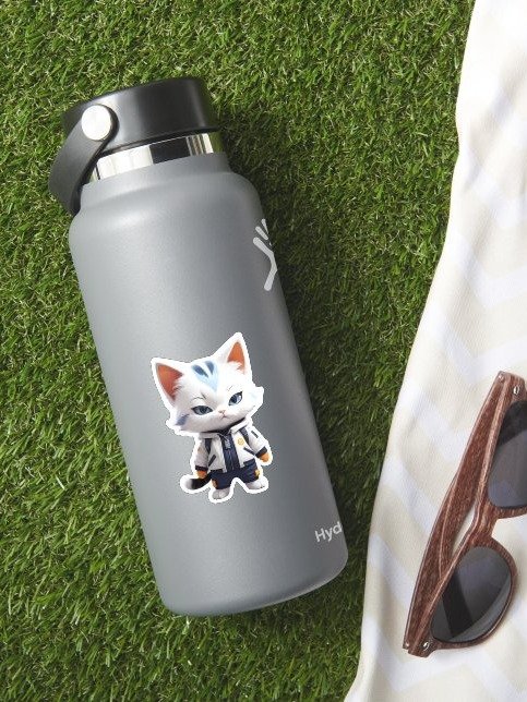 Cool and Adorable Cat kiss-cut Sticker product image (2)