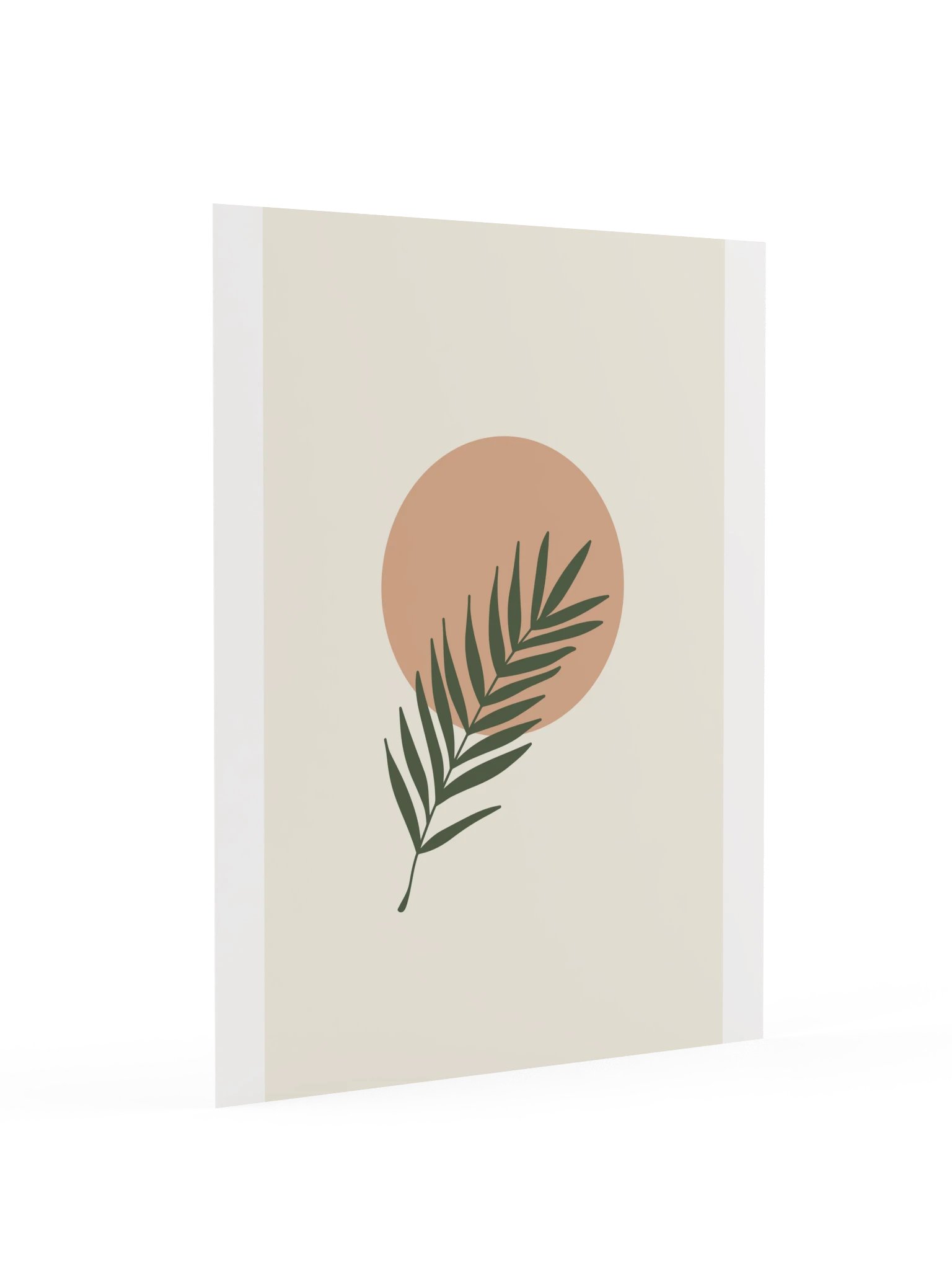 Boho Palm Leaf Sun Print | Botanical Bathroom Wall Art product image (4)