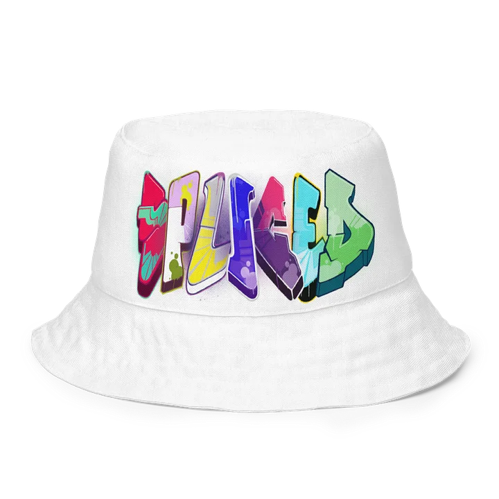 Vibrant Graffiti Splendor Reversible Bucket Hat product image (2)