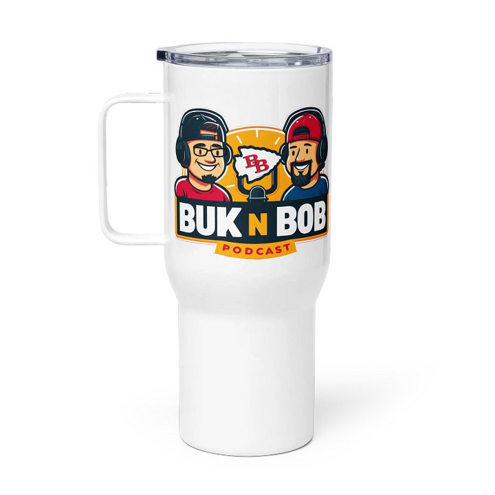 Buk N Bob Football Podcast Travel Mug product image (1)