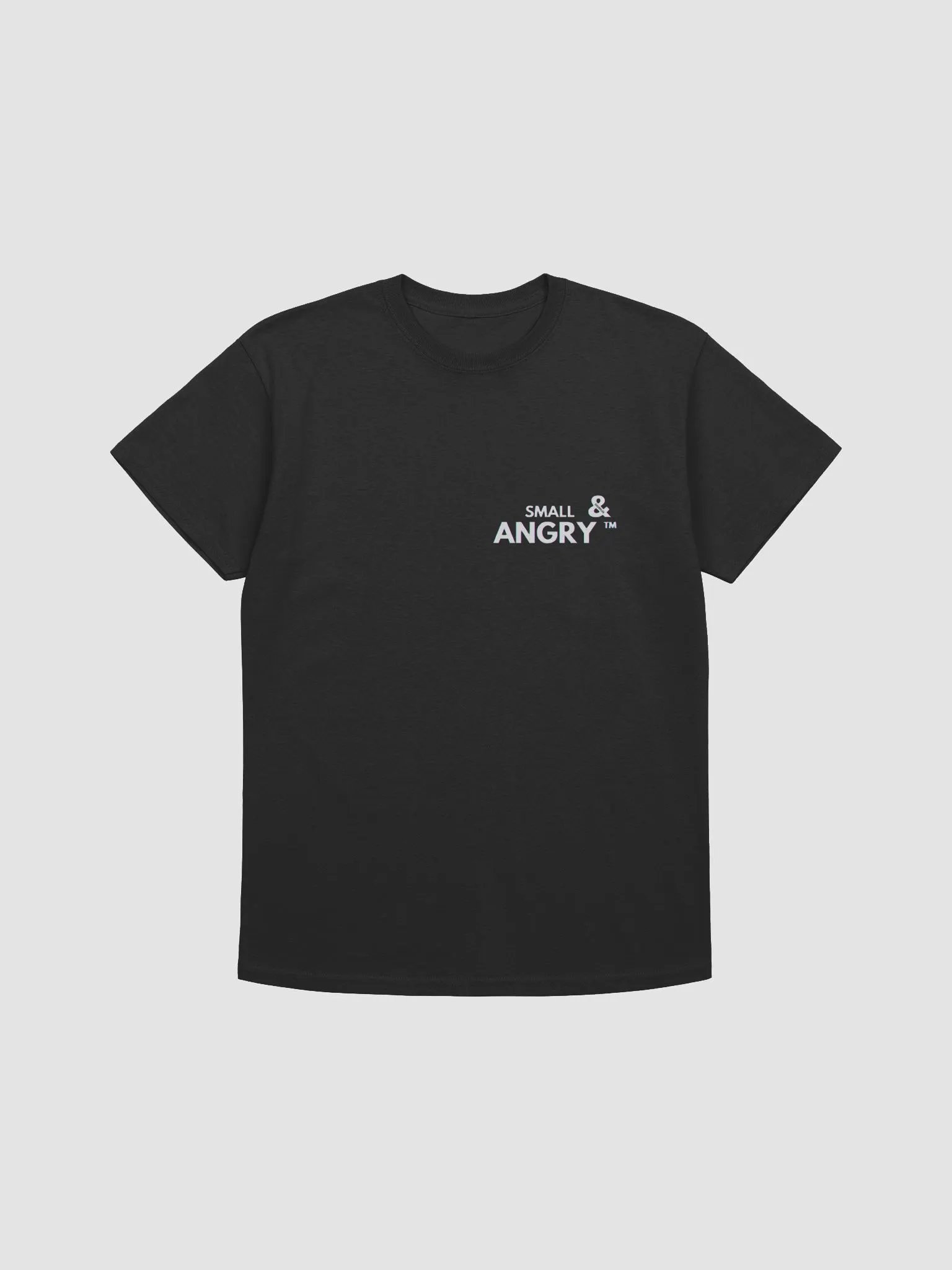 Small & Angry™ T - White Text product image (9)