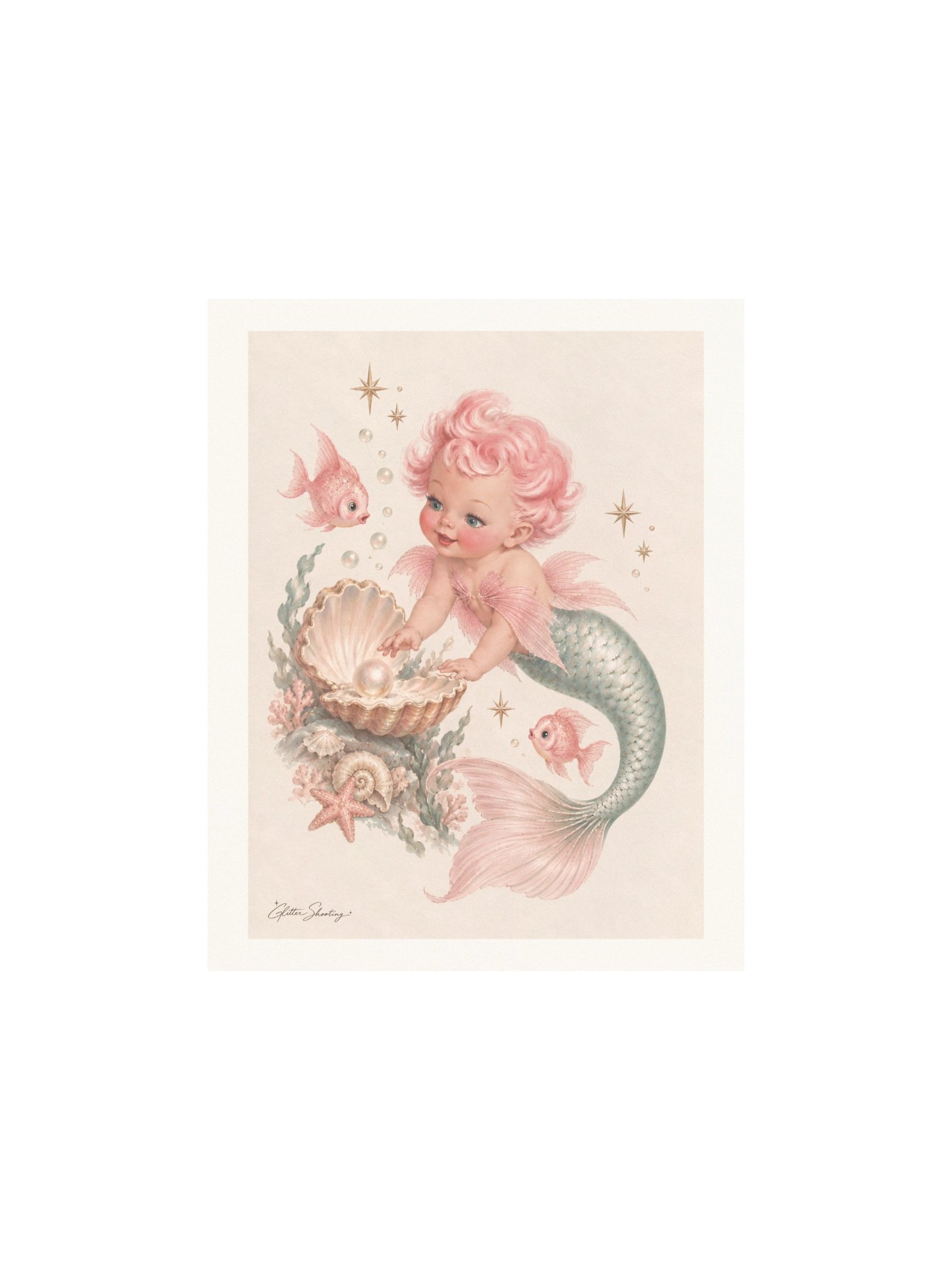The Fish and the Shell Art Print product image (1)