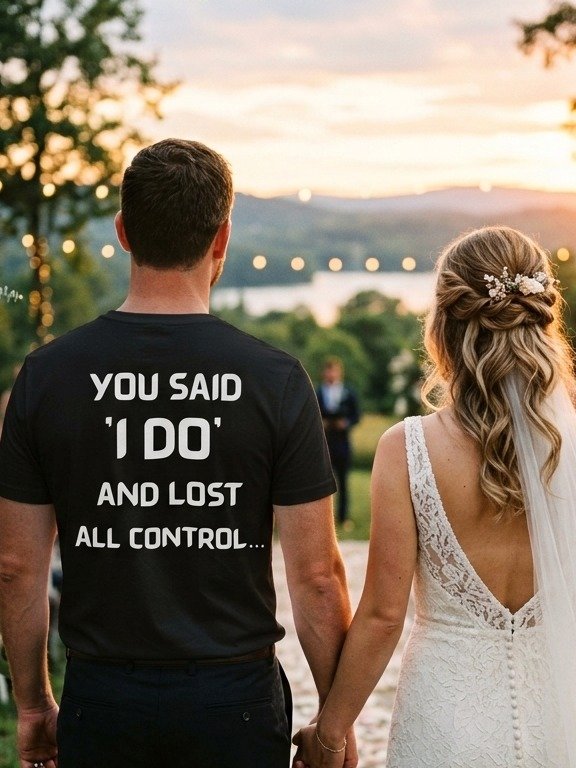 You said ‘I do’ and lost all control… T-shirt product image (1)