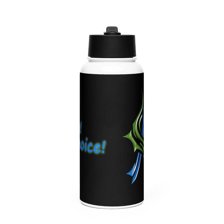 Noice! Very Noice! Black Stainless Steel Water Bottle product image (1)