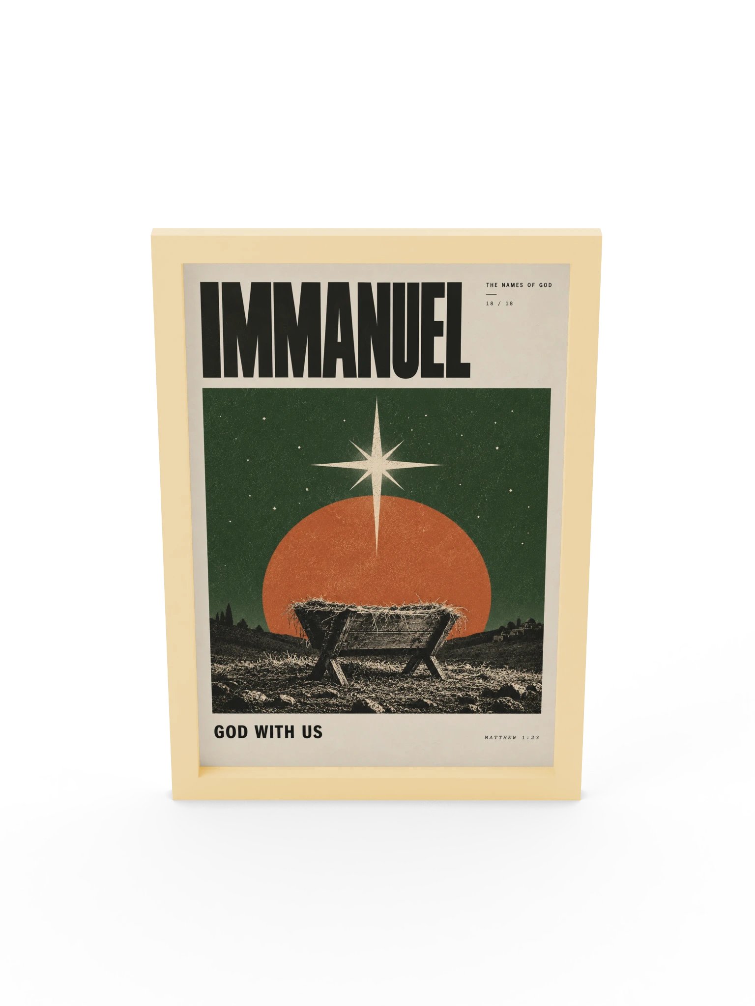 Immanuel | Names of God Framed Print product image (9)