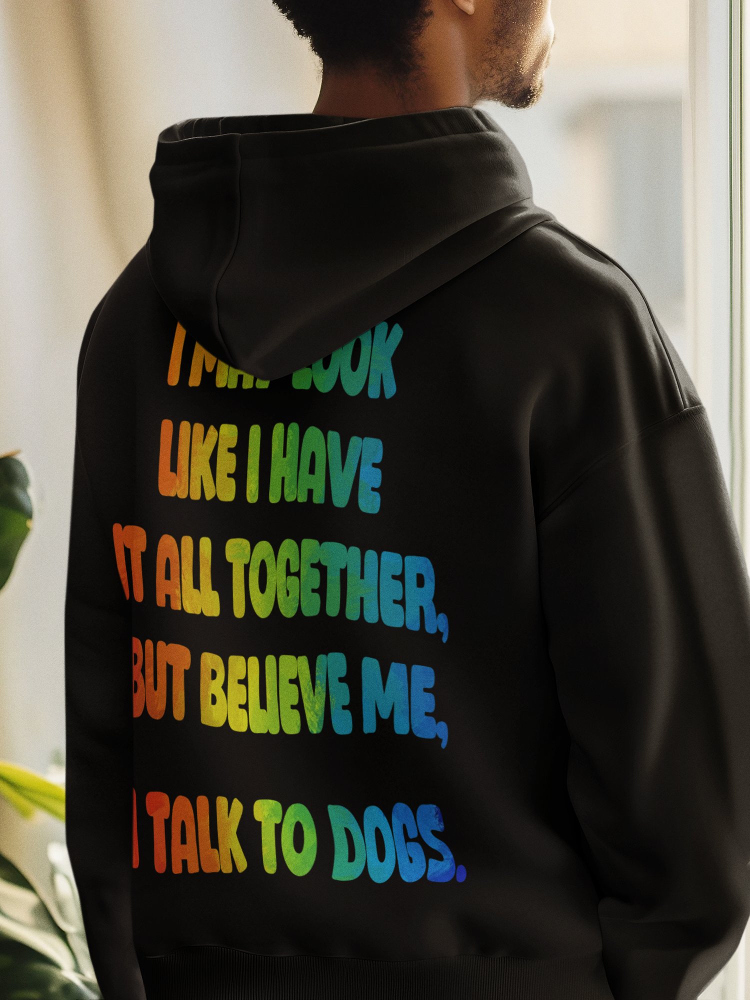 I Talk to Dogs Funny Dog Lover Hoodie product image (46)
