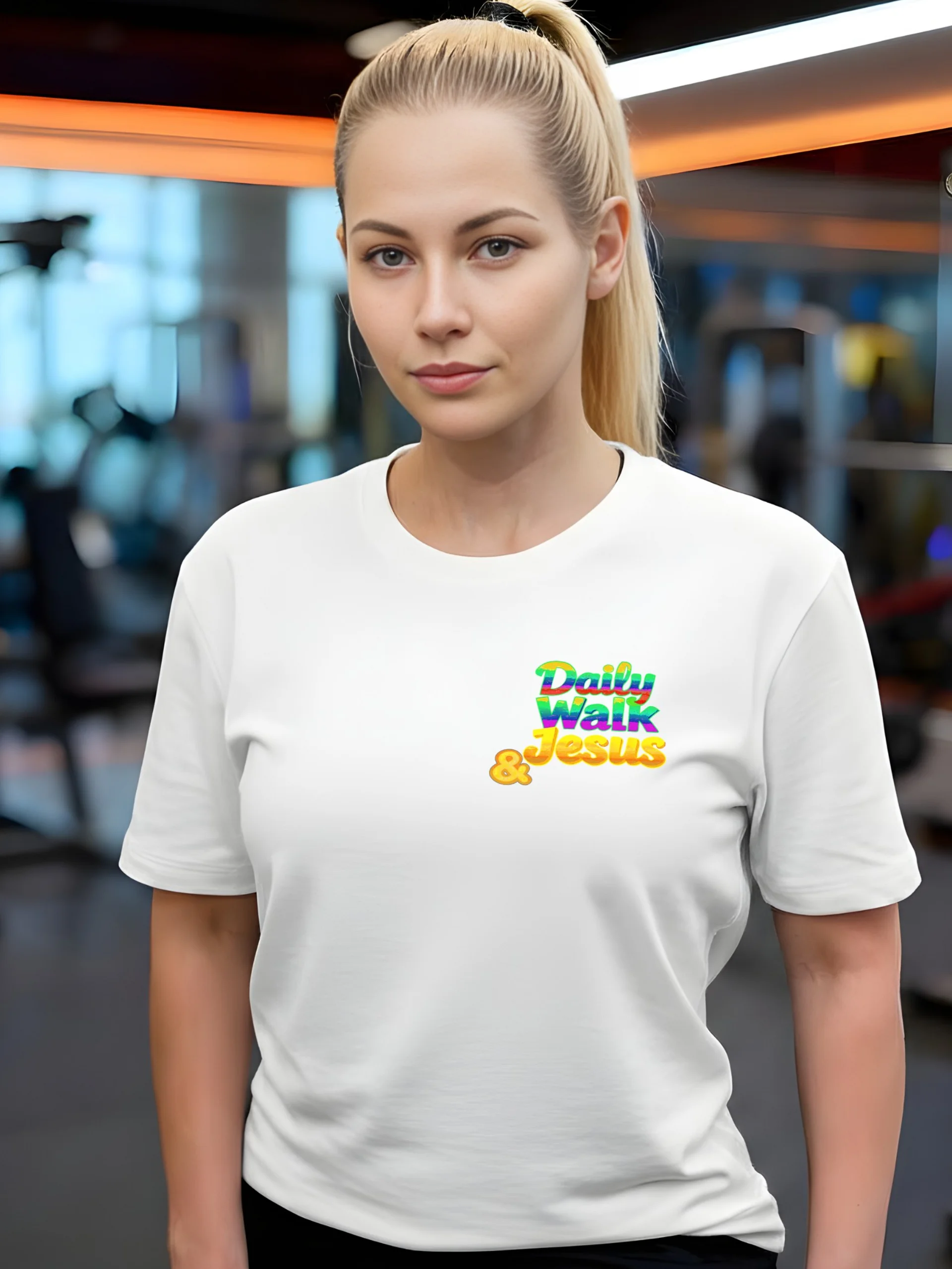 Daily Walk & Jesus Prayerful Hiking T-shirt product image (2)