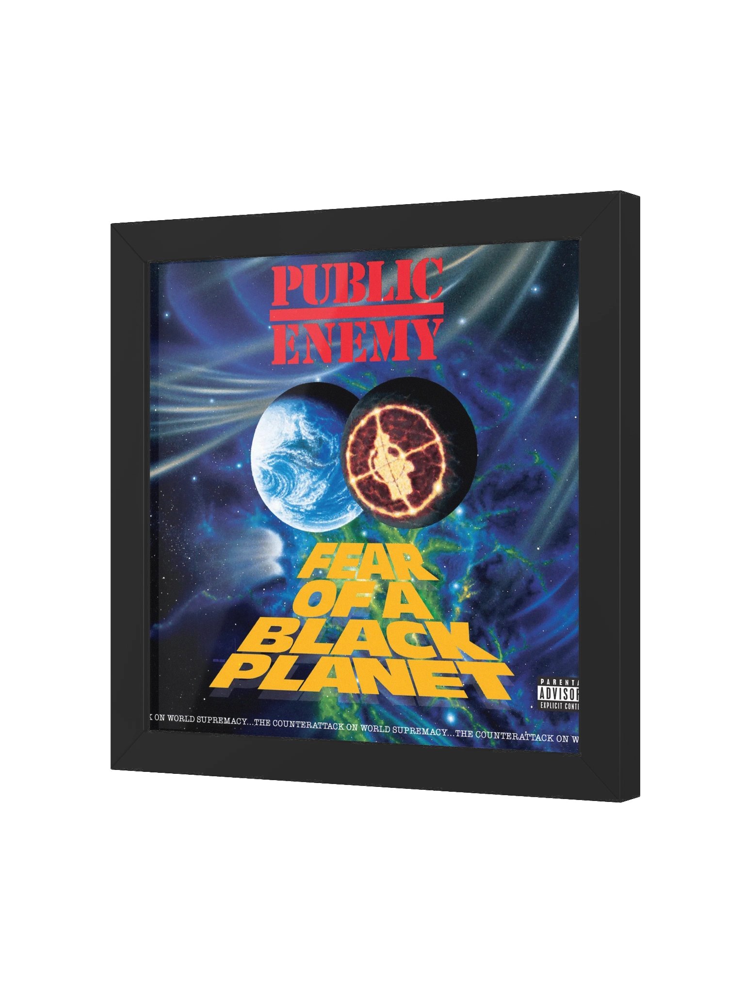 Public Enemy - Fear of a Black Planet Framed Space Collage Poster product image (42)