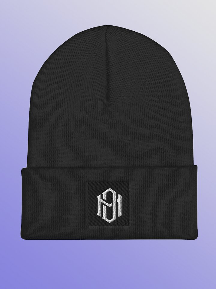 White Logo Cuffed Beanie product image (2)