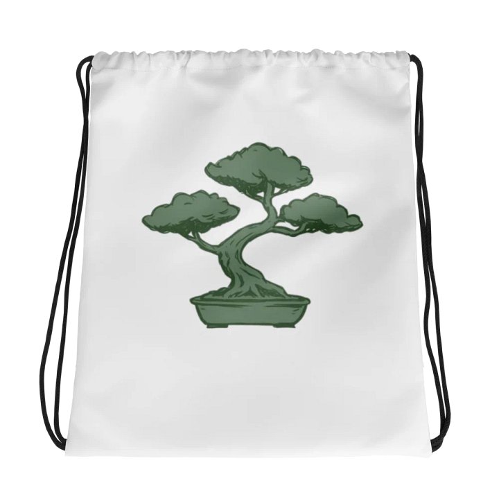 Zen Bonsai All-Over Drawstring Bag product image (1)