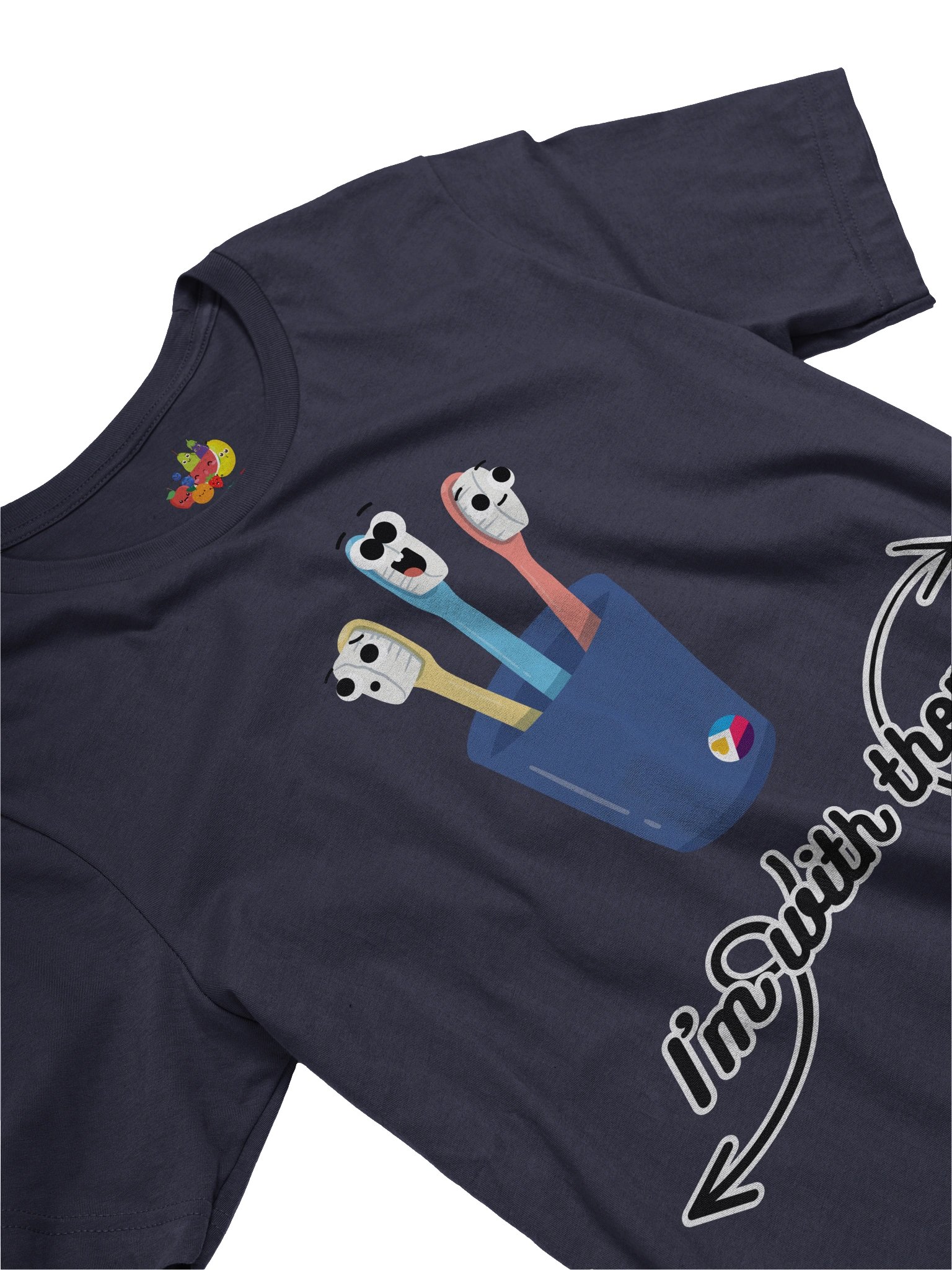 I'm with them Polyamory Pride Tee (Unisex) product image (3)