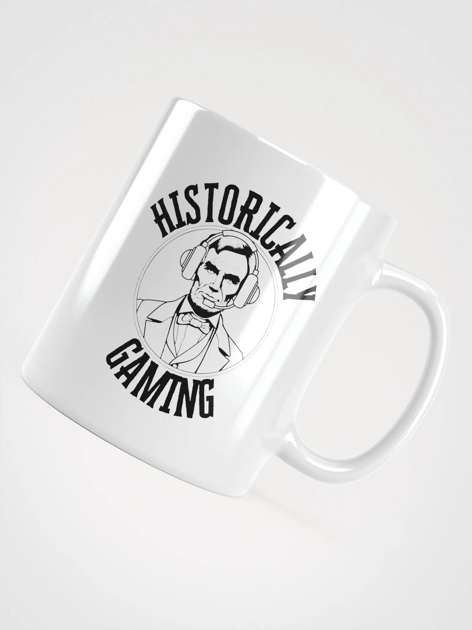 Gaming Abe White Glossy Mug product image (4)