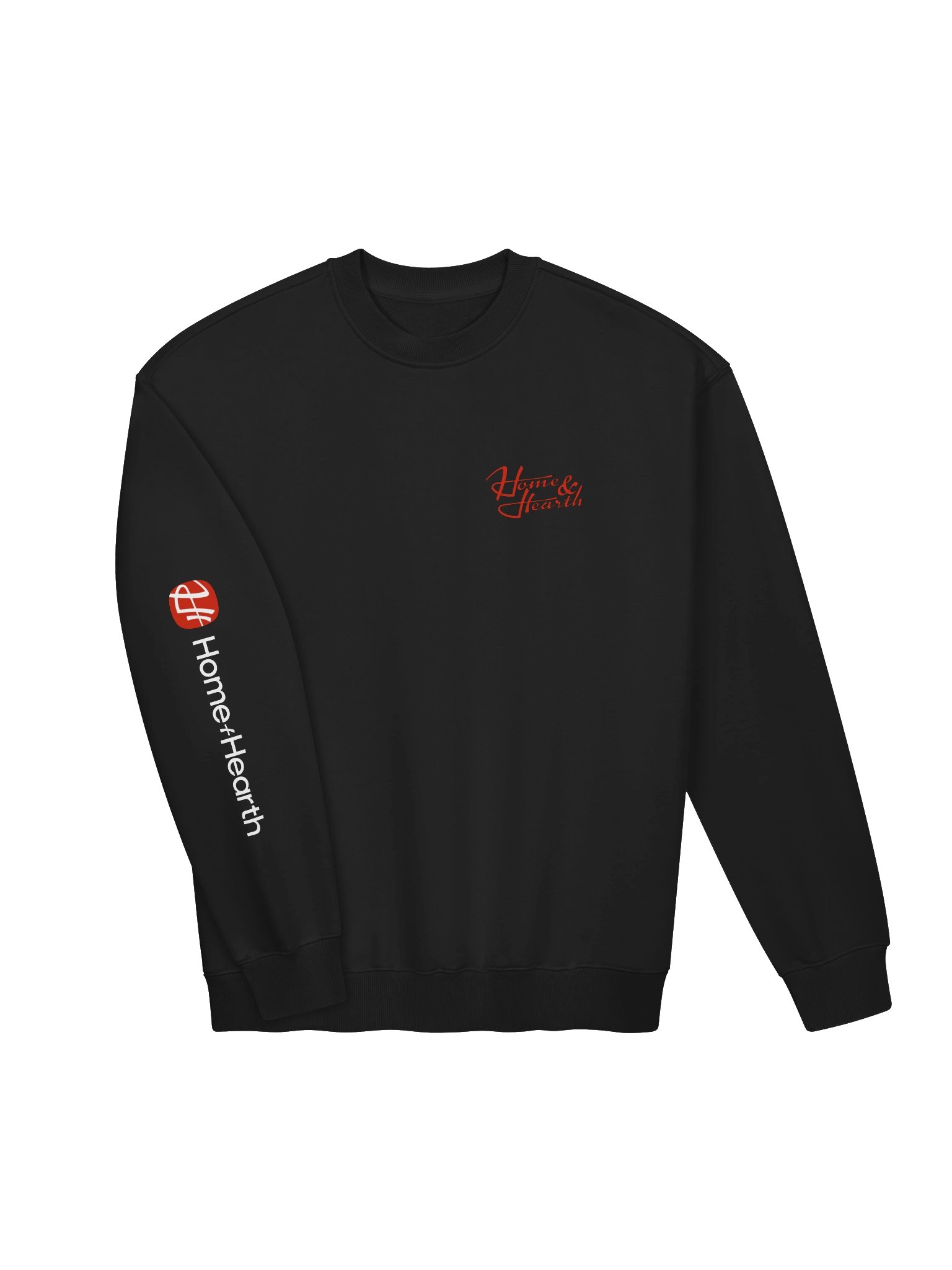 Home and Hearth Organic Sweatshirt - Signature Sleeved Red product image (6)