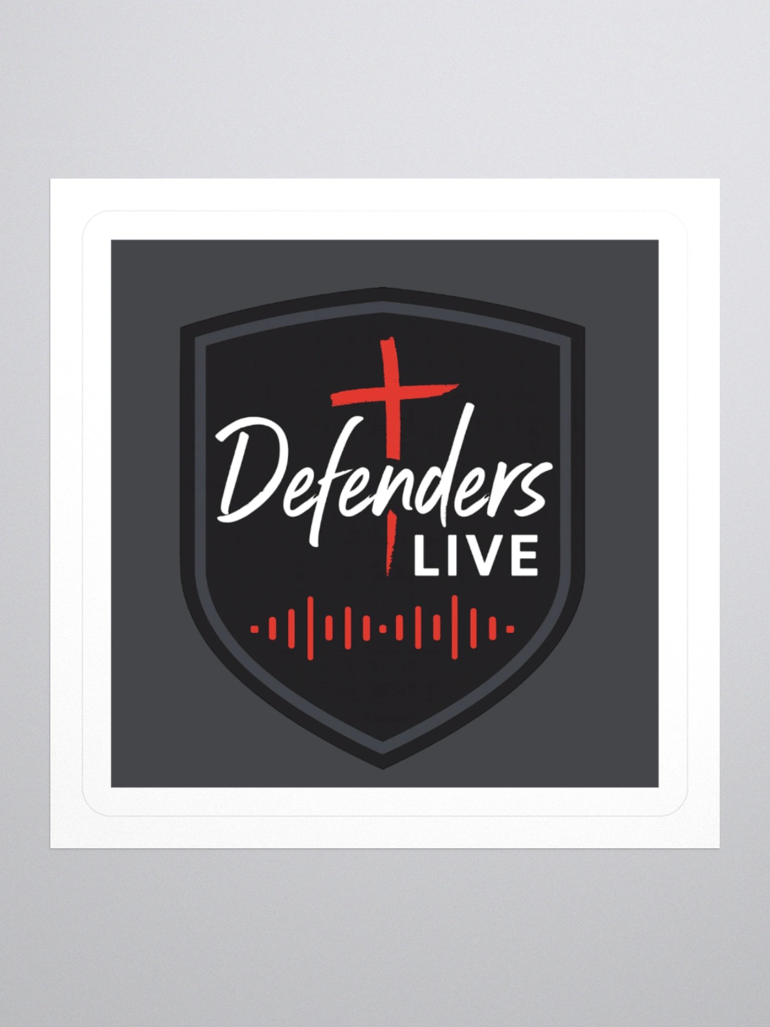 Defenders LIVE Shield Graphic Sticker product image (1)