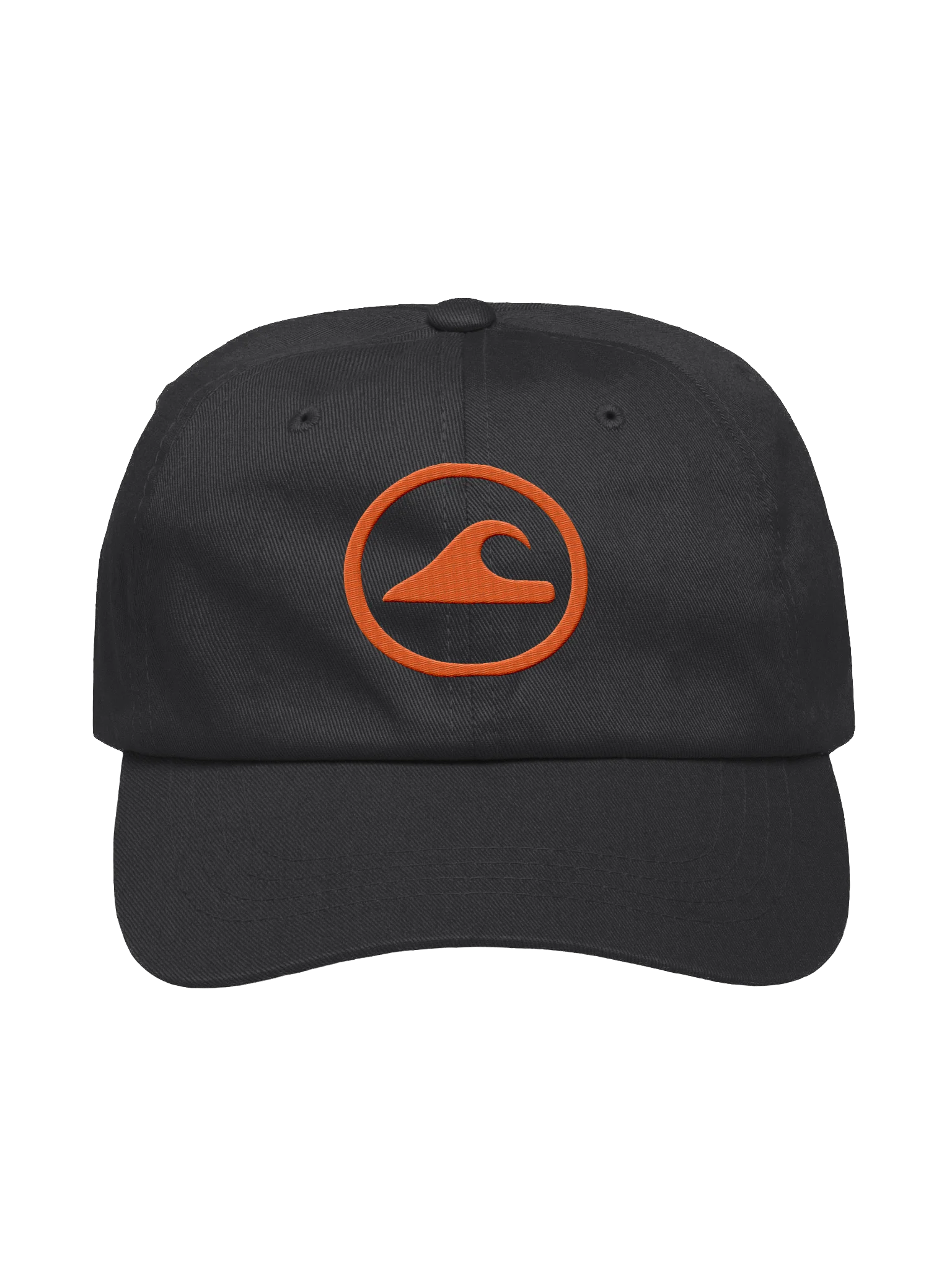 Embroidered Wave Rider Dad Hat (Citrus) product image (1)