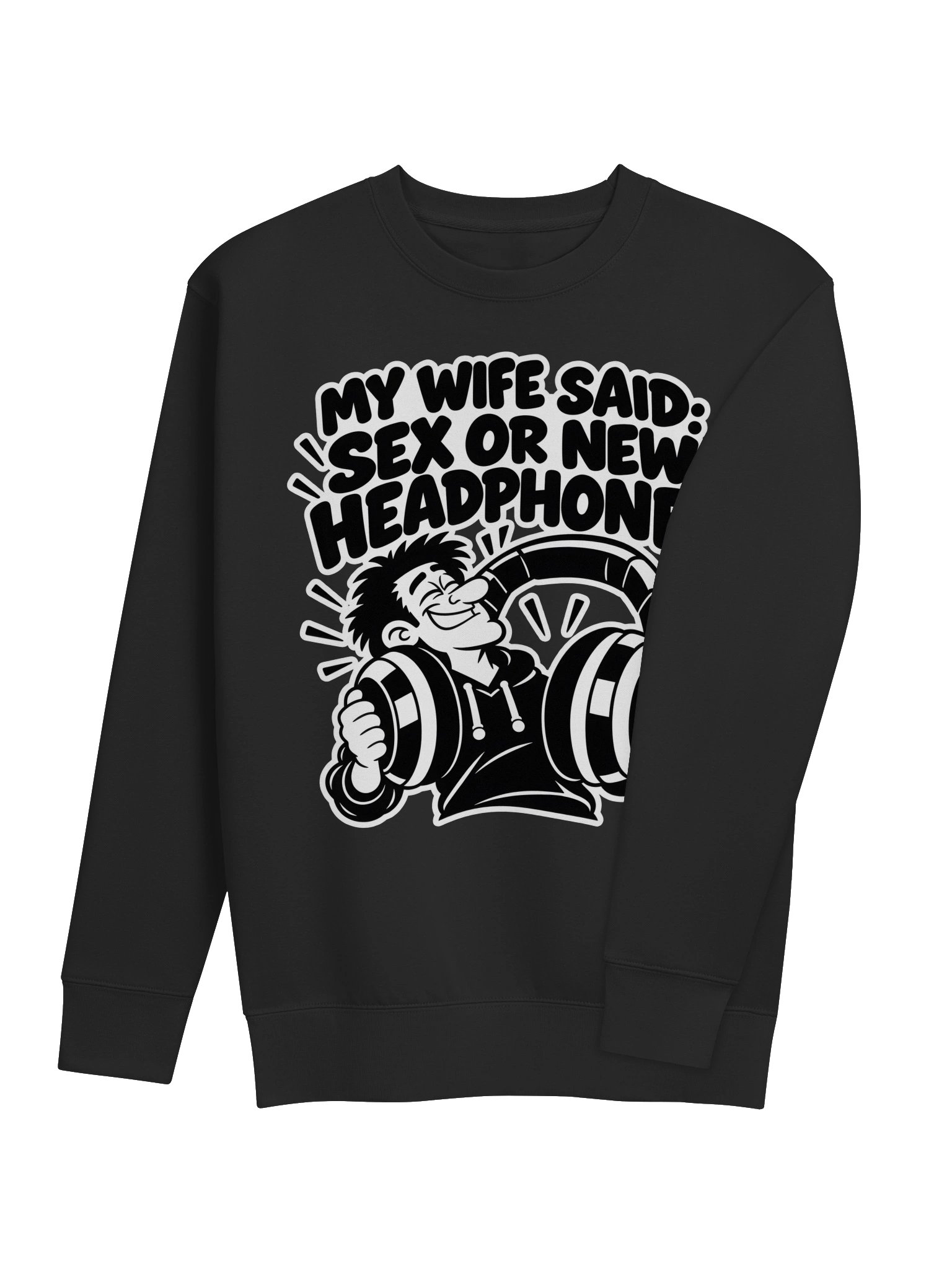 My Wife Said Sex or New Headphones - Long Sleeve T-shirt product image (4)