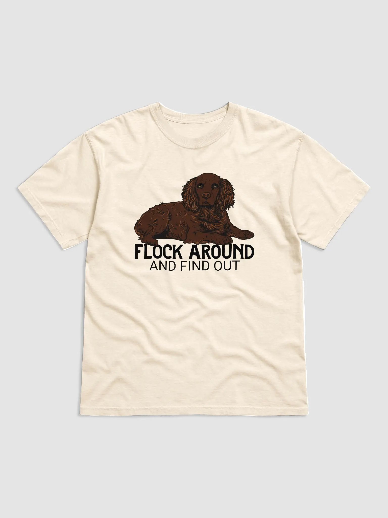 Flock Around and Find Out T-Shirt of a Boykin Spaniel | Funny T-Shirt for Hunting Dog Paw-rents product image (1)